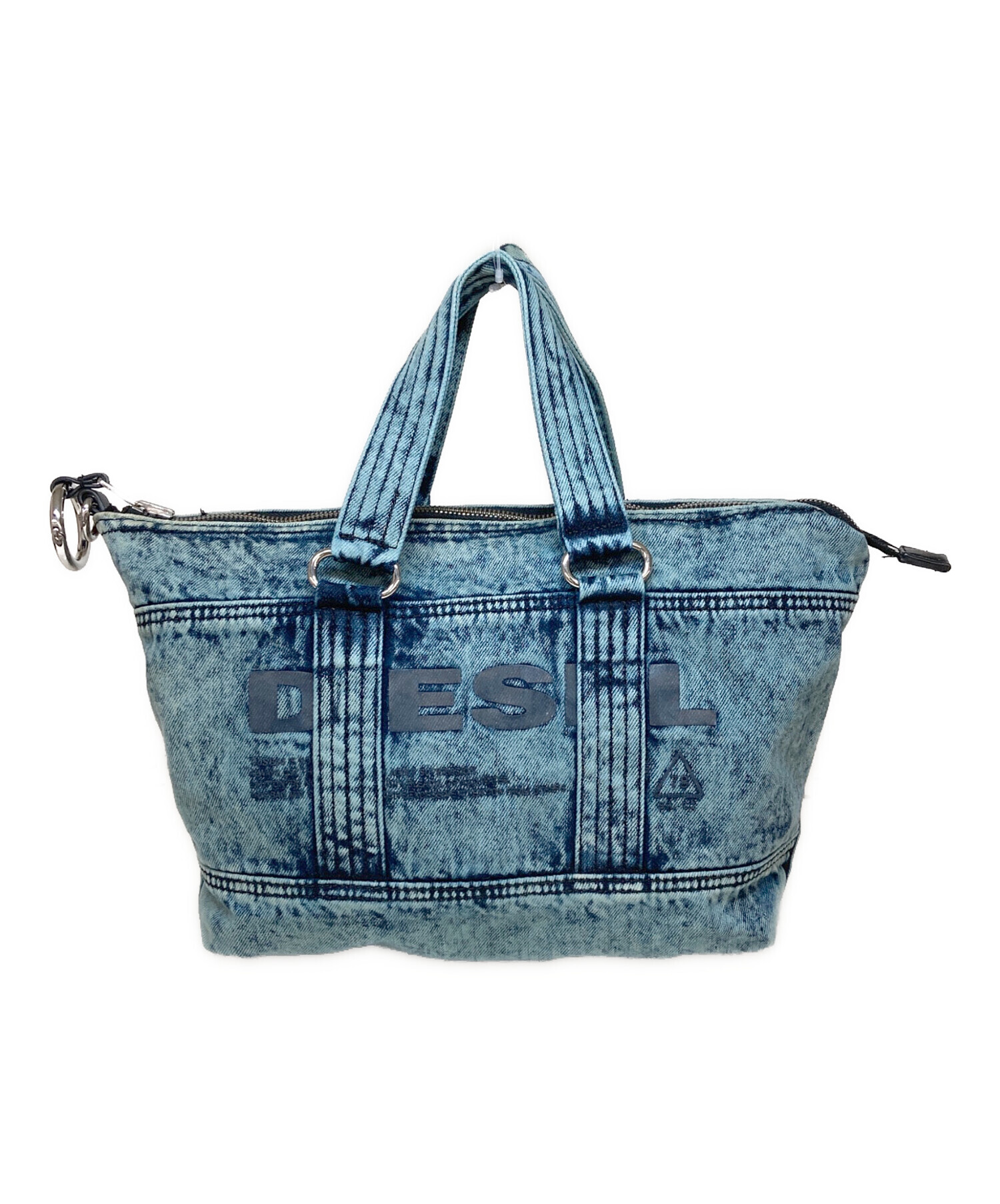 【新品未開封】 Darich エンボスロゴデニムボストンバッグ ノベルティ 中古・古着通販】DIESEL (ディーゼル) デニムリバーシブルミニボストン