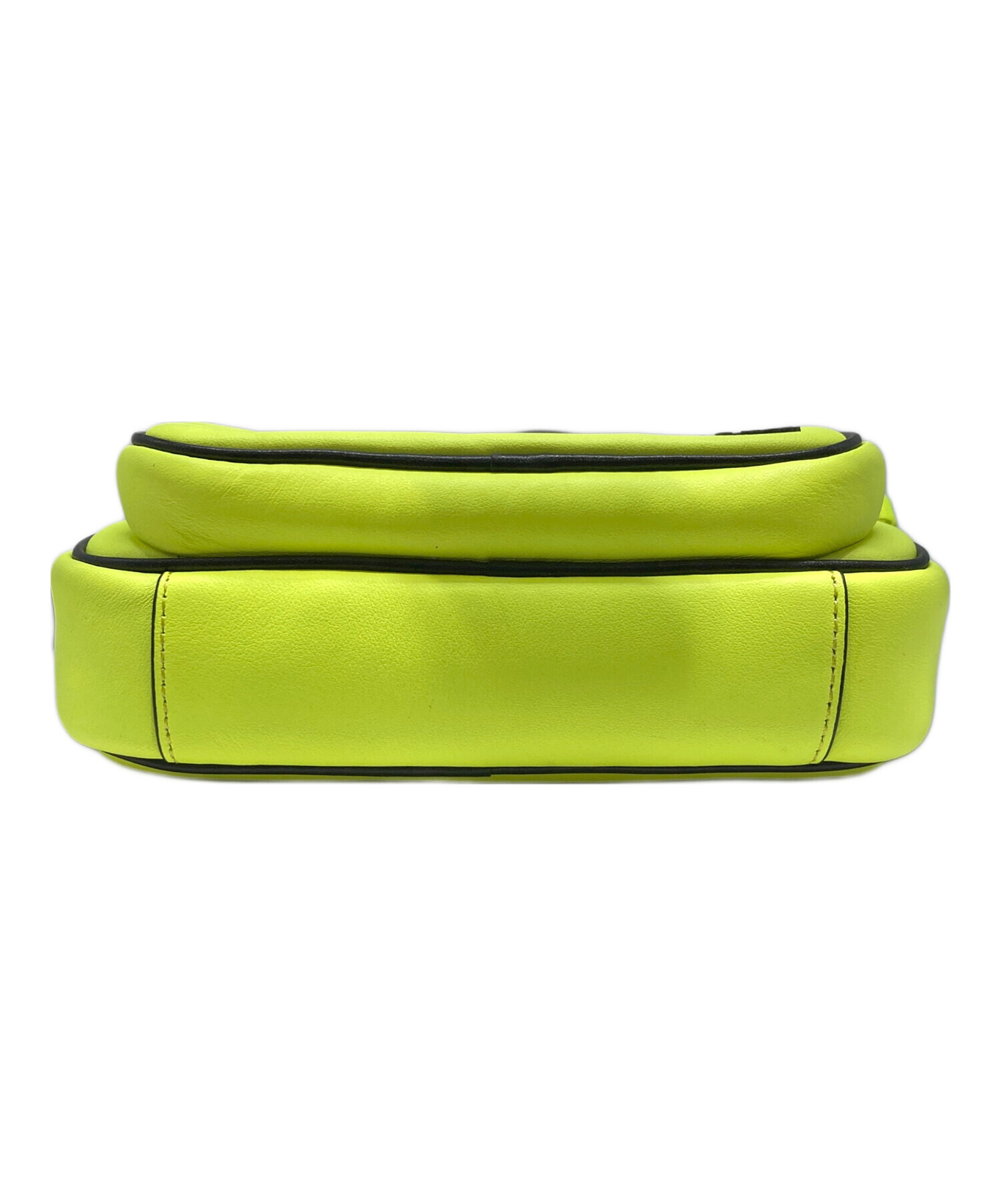 中古・古着通販】COACH (コーチ) ミニエッジベルトバッグ イエロー
