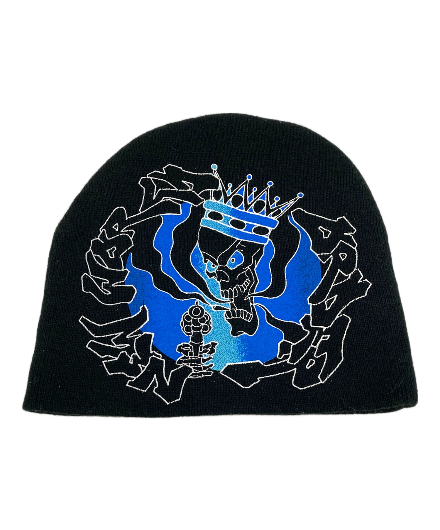 む*ー様 【新品】rule the fate ニット帽　ブラック　ブルー 中古・古着通販】Supreme (シュプリーム) ニット帽 ブラック｜ブランド
