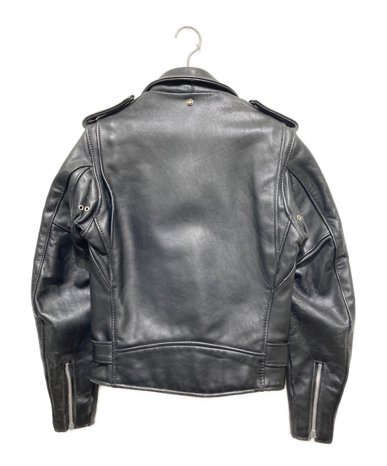中古・古着通販】Schott (ショット) レザージャケット ブラック サイズ