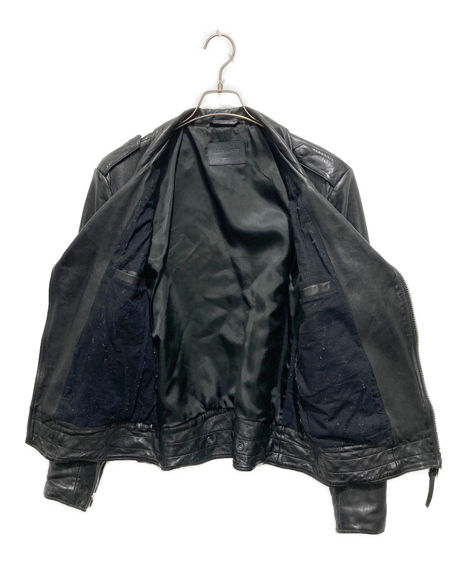 中古・古着通販】ALL SAINTS (オールセインツ) シワ加工シープレザー