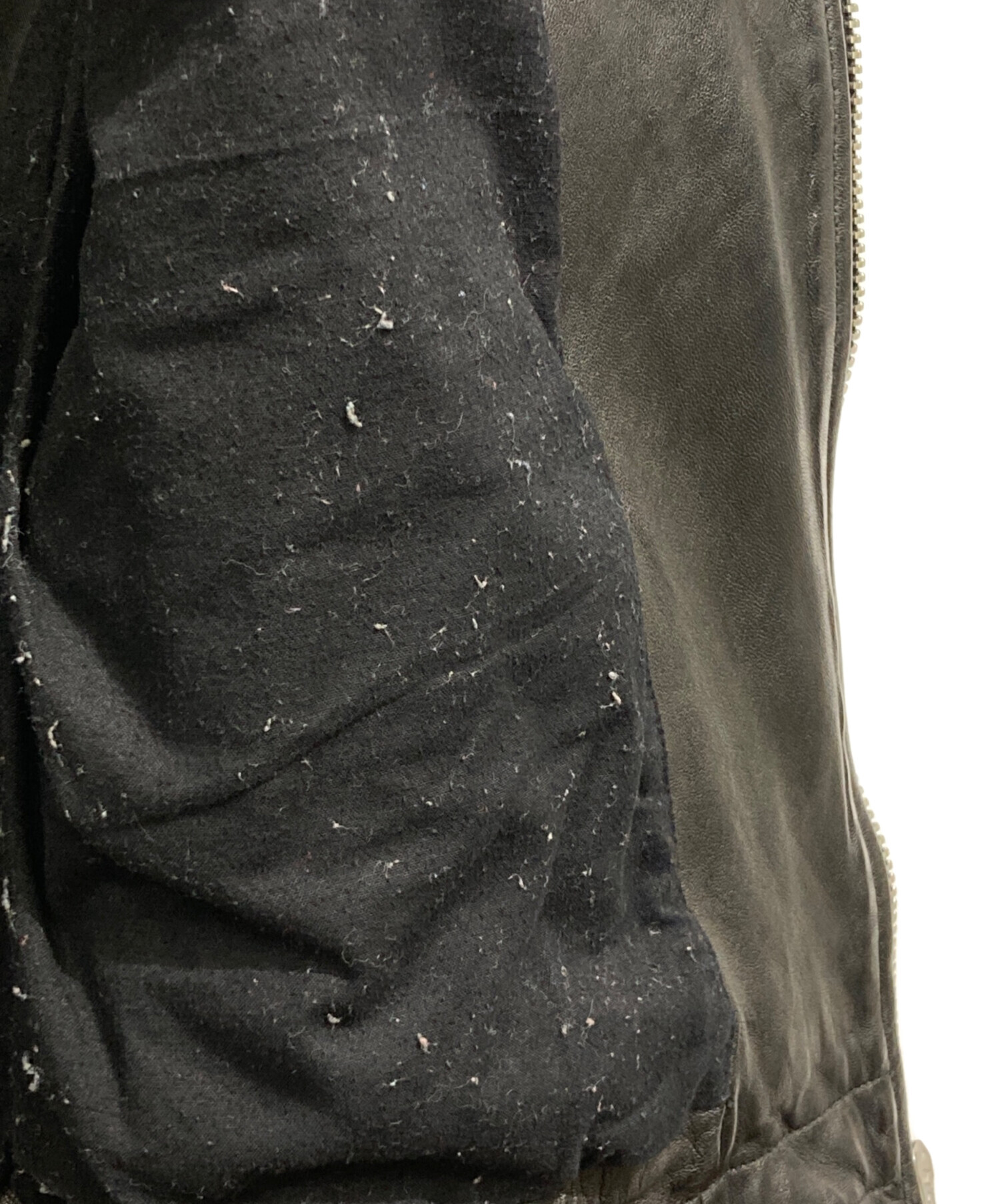中古・古着通販】ALL SAINTS (オールセインツ) シワ加工シープレザー