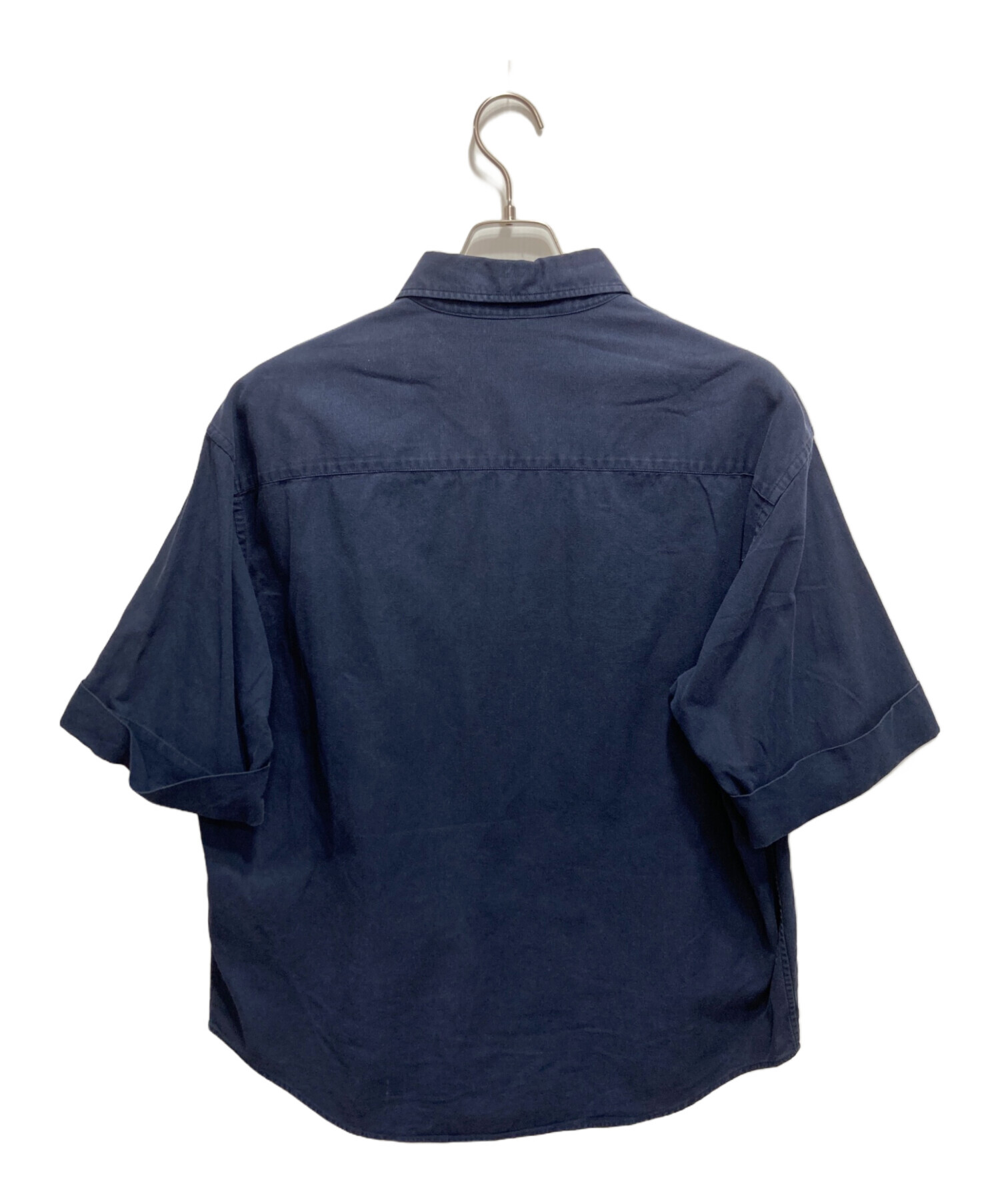 中古・古着通販】N.HOOLYWOOD (エヌ ハリウッド) 半袖シャツ ネイビー 