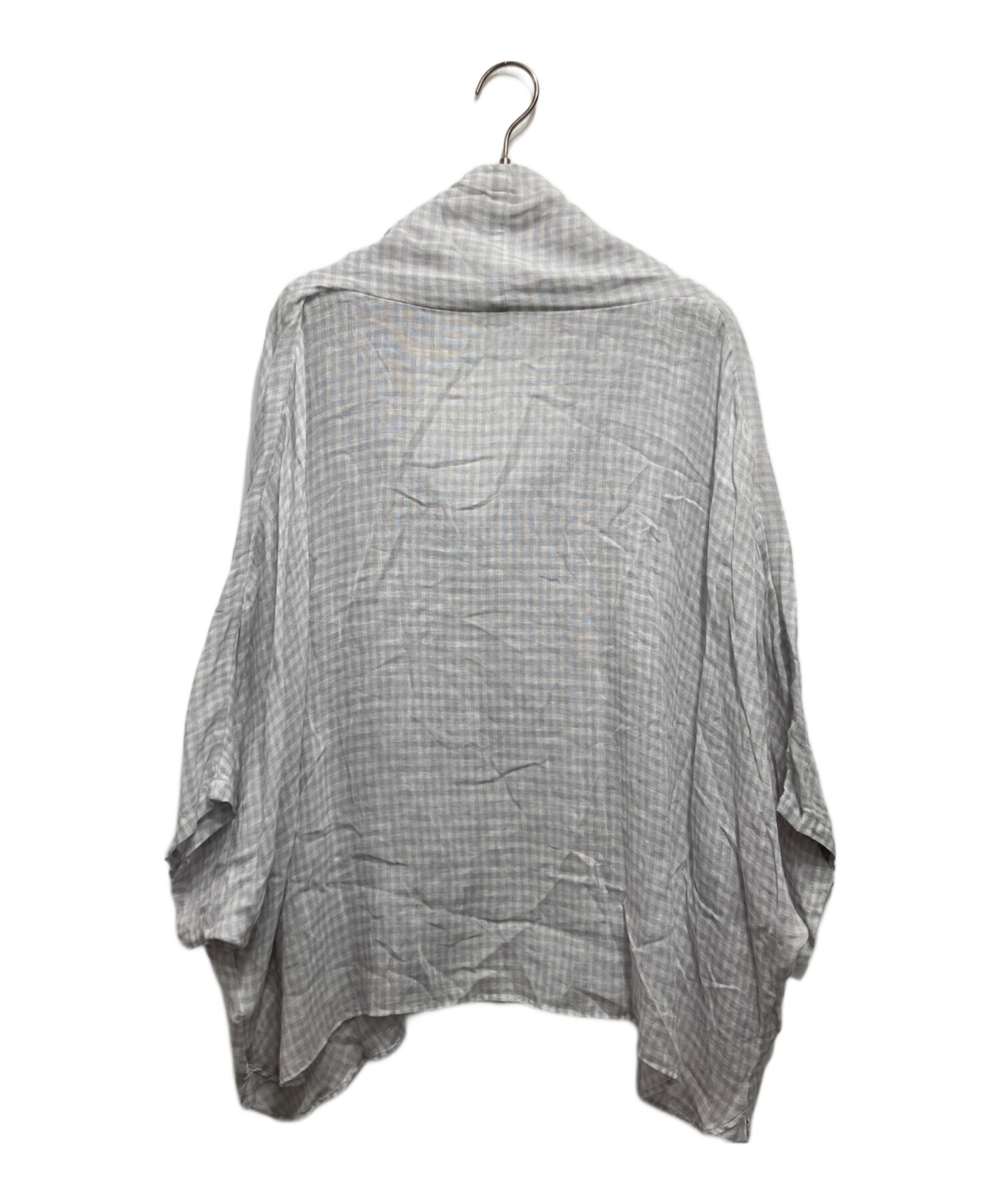中古・古着通販】nest Robe (ネストローブ) リネンガーゼギンガム 