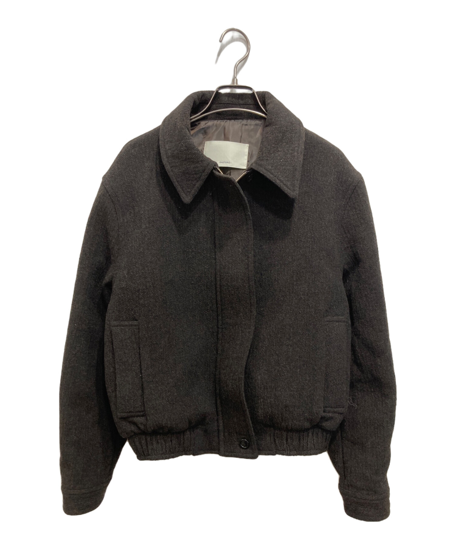 OHOTORO Mannish Wool Blouson brown OHOTORO ウールブルゾン ブラウン