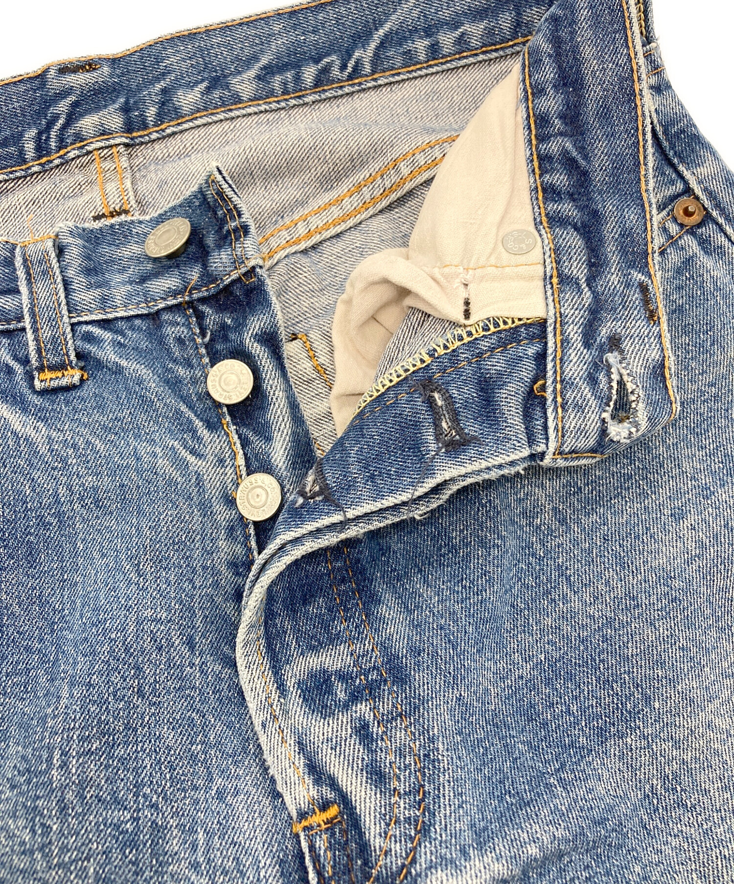 中古・古着通販】LEVI'S (リーバイス) 66前期501デニムパンツ 6番工場