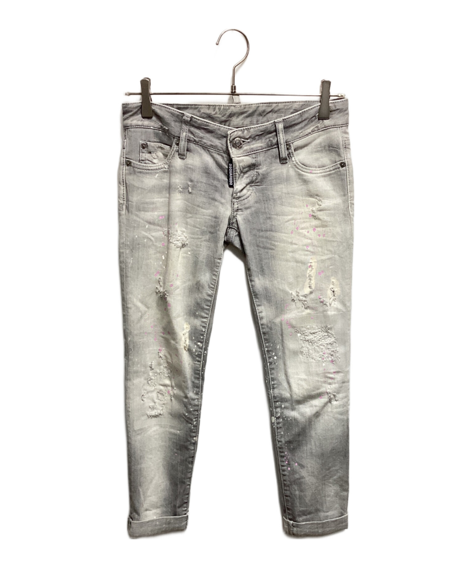 中古・古着通販】DSQUARED2 (ディースクエアード) ダメージデニム 