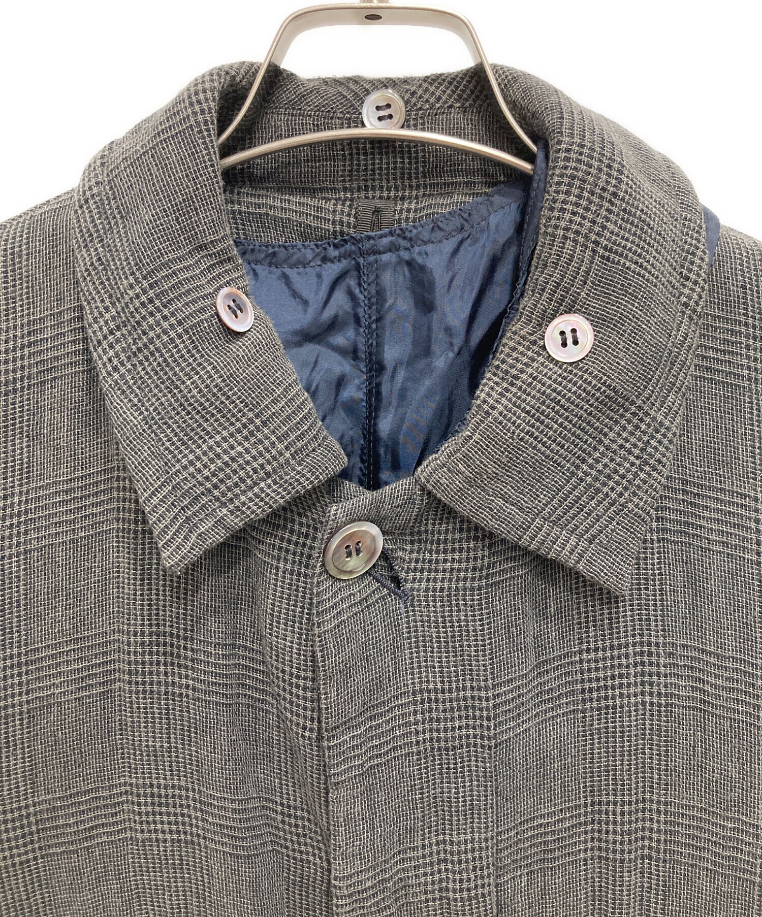 中古・古着通販】sacai (サカイ) リバーシブルコート／グレンチェック