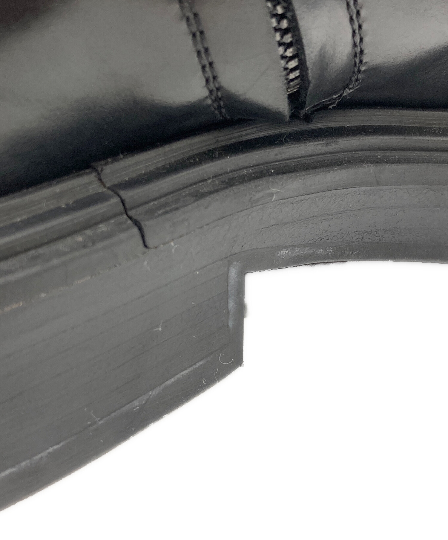 中古・古着通販】Ferragamo (フェラガモ) サイドジップスクエアブーツ