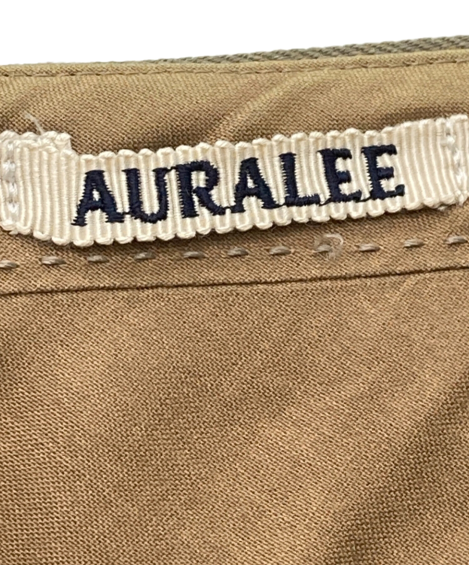 中古・古着通販】AURALEE (オーラリー) ウールキッドモヘアギャバジン