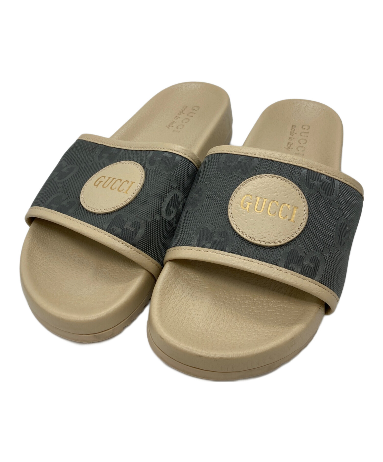 GUCCI ベージュ スライドサンダル