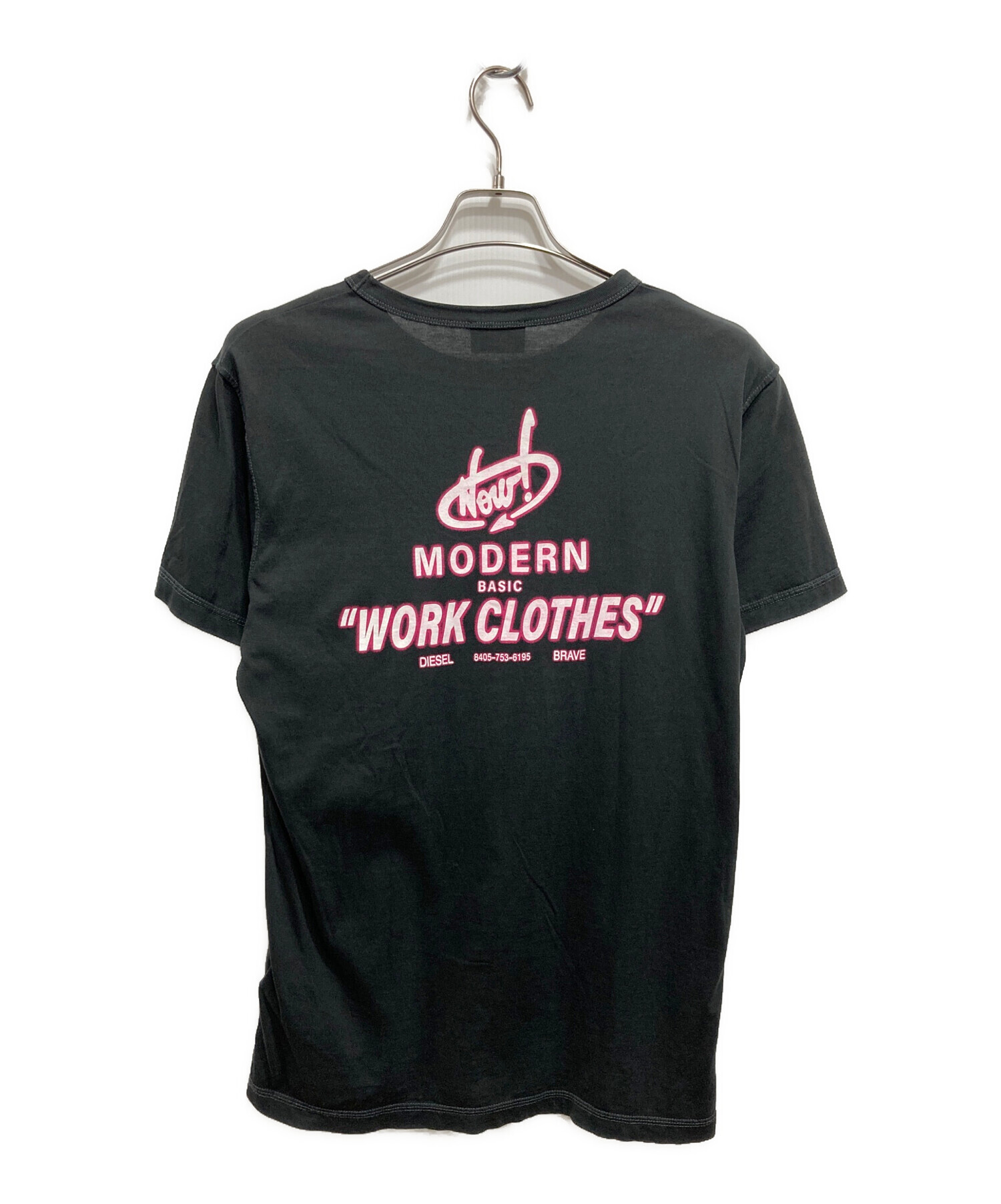 中古・古着通販】DIESEL (ディーゼル) プリントTシャツ ブラック 