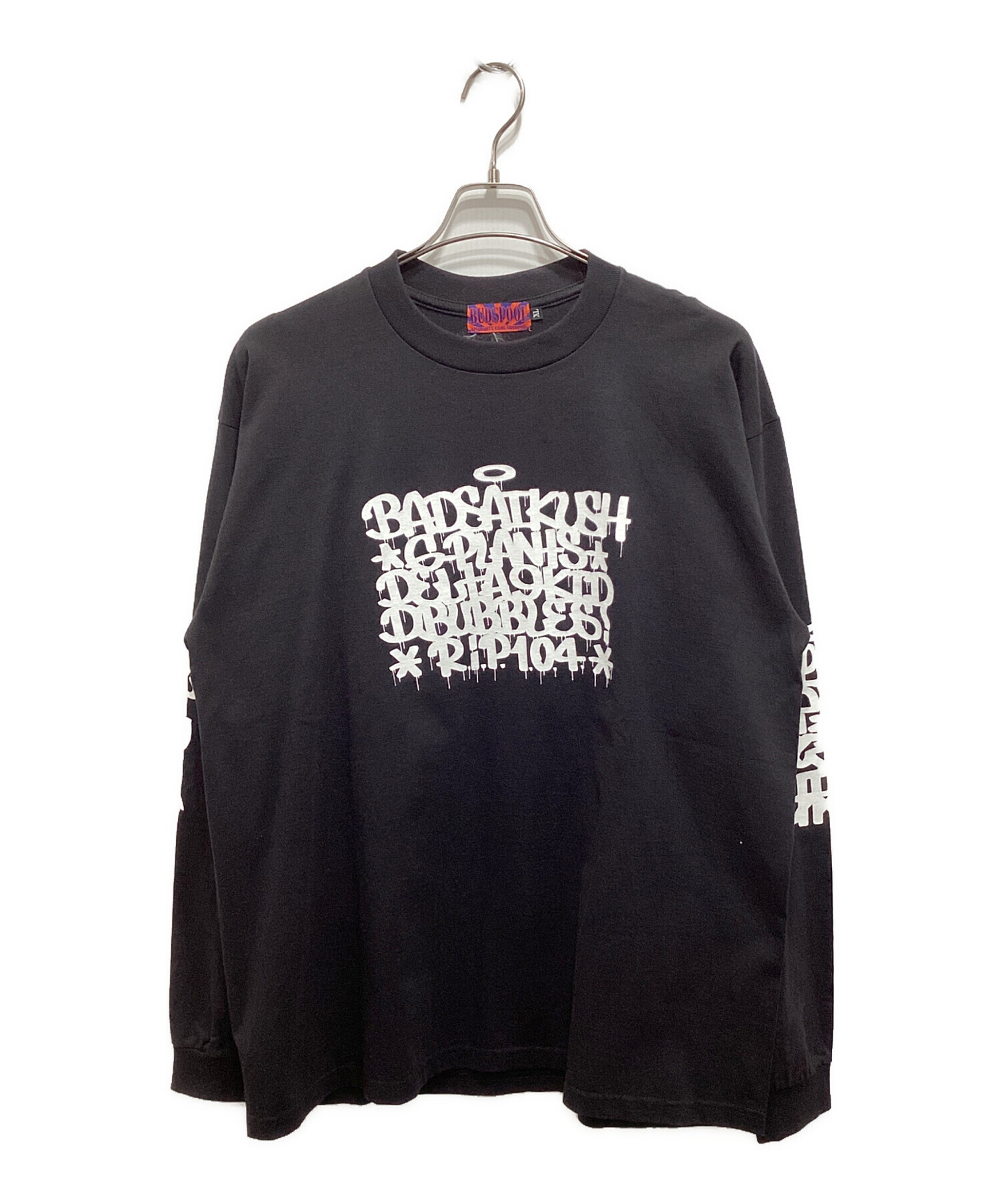 中古・古着通販】BUDSPOOL (バッズプール) ロングTシャツ ブラック 