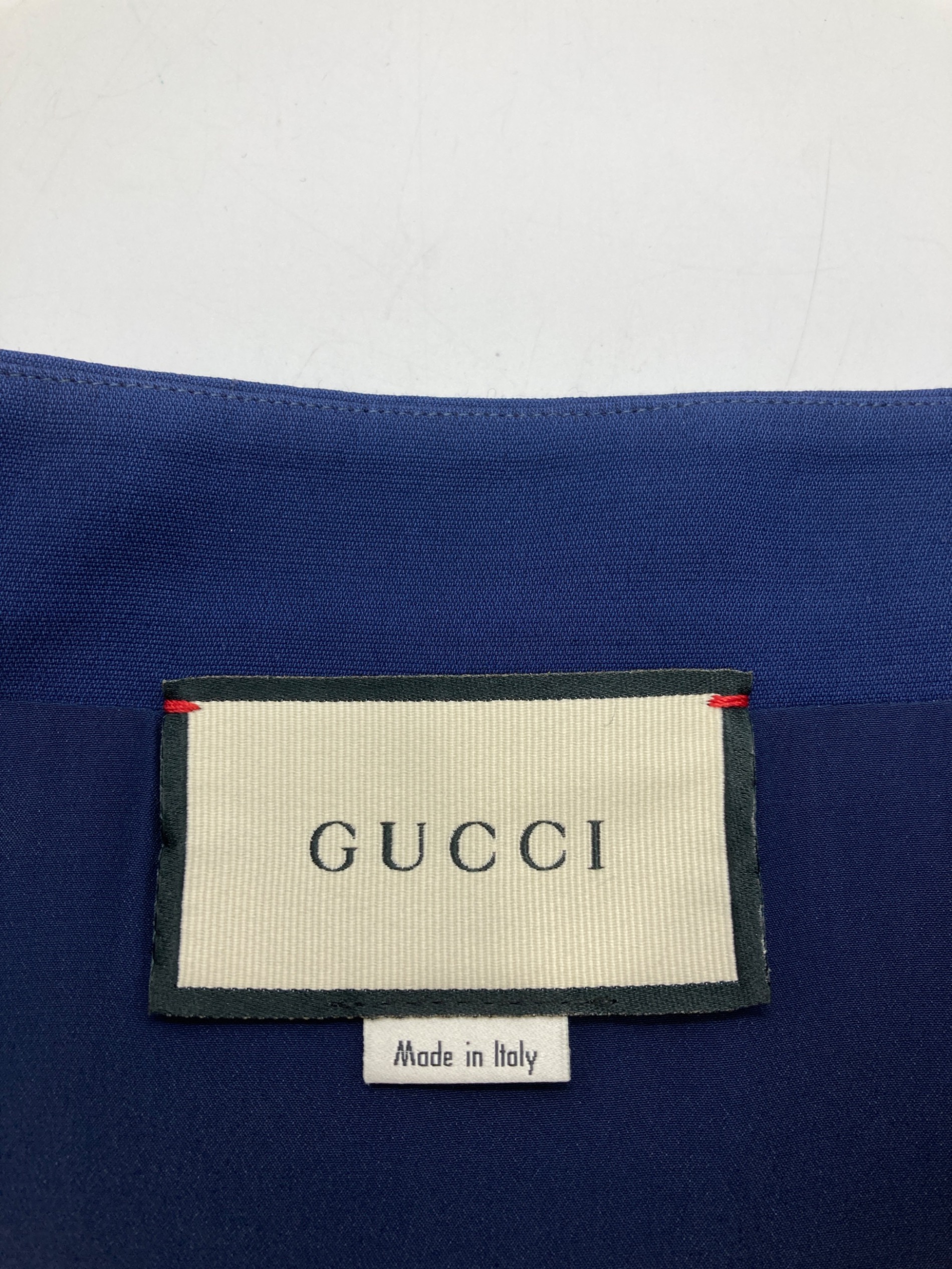 中古・古着通販】GUCCI (グッチ) GGベルトタイトスカート ネイビー