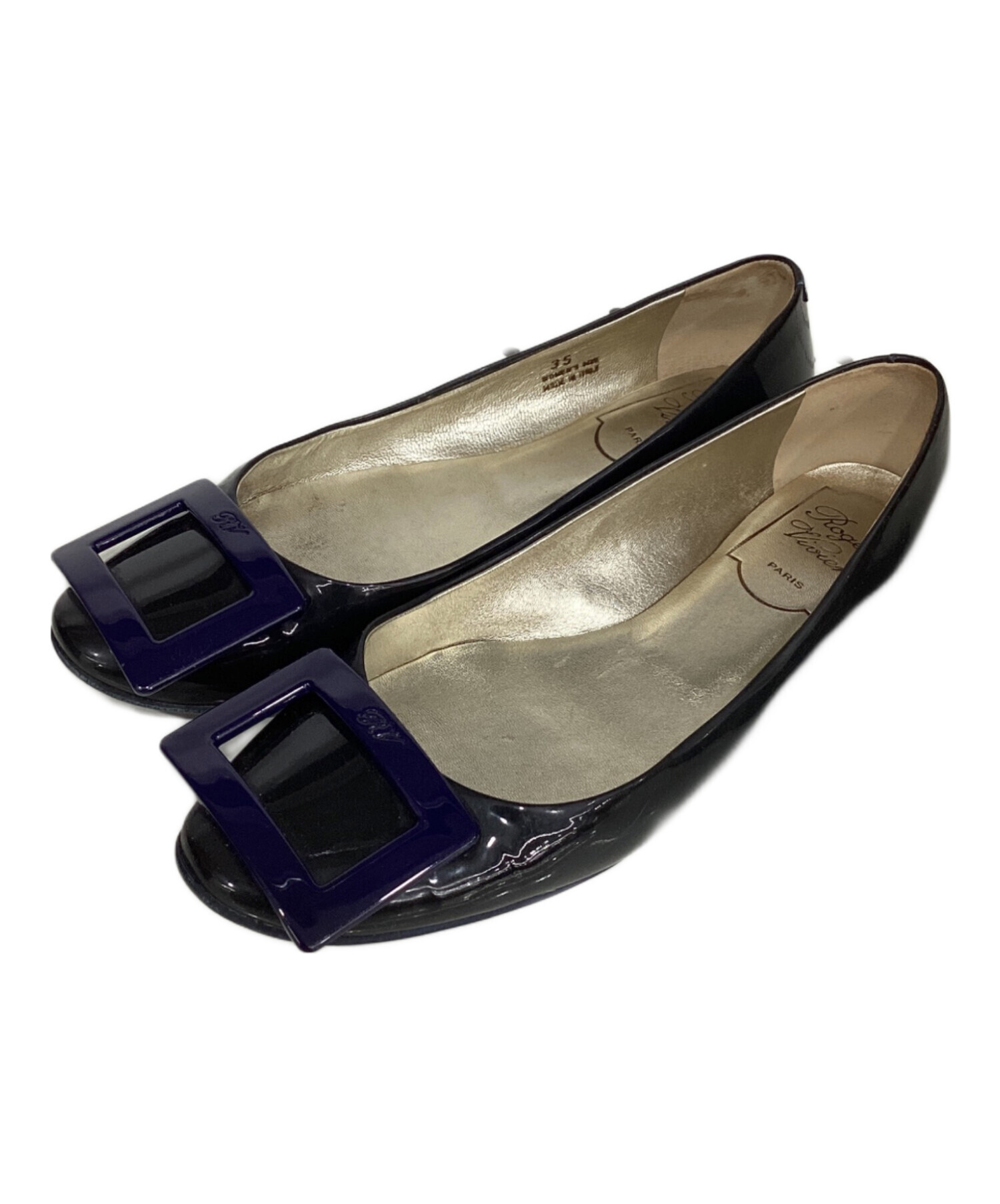 中古・古着通販】Roger Vivier (ロジェ ヴィヴィエ) エナメル 中古・古着通販】Roger Vivier (ロジェ ヴィヴィエ) エナメル