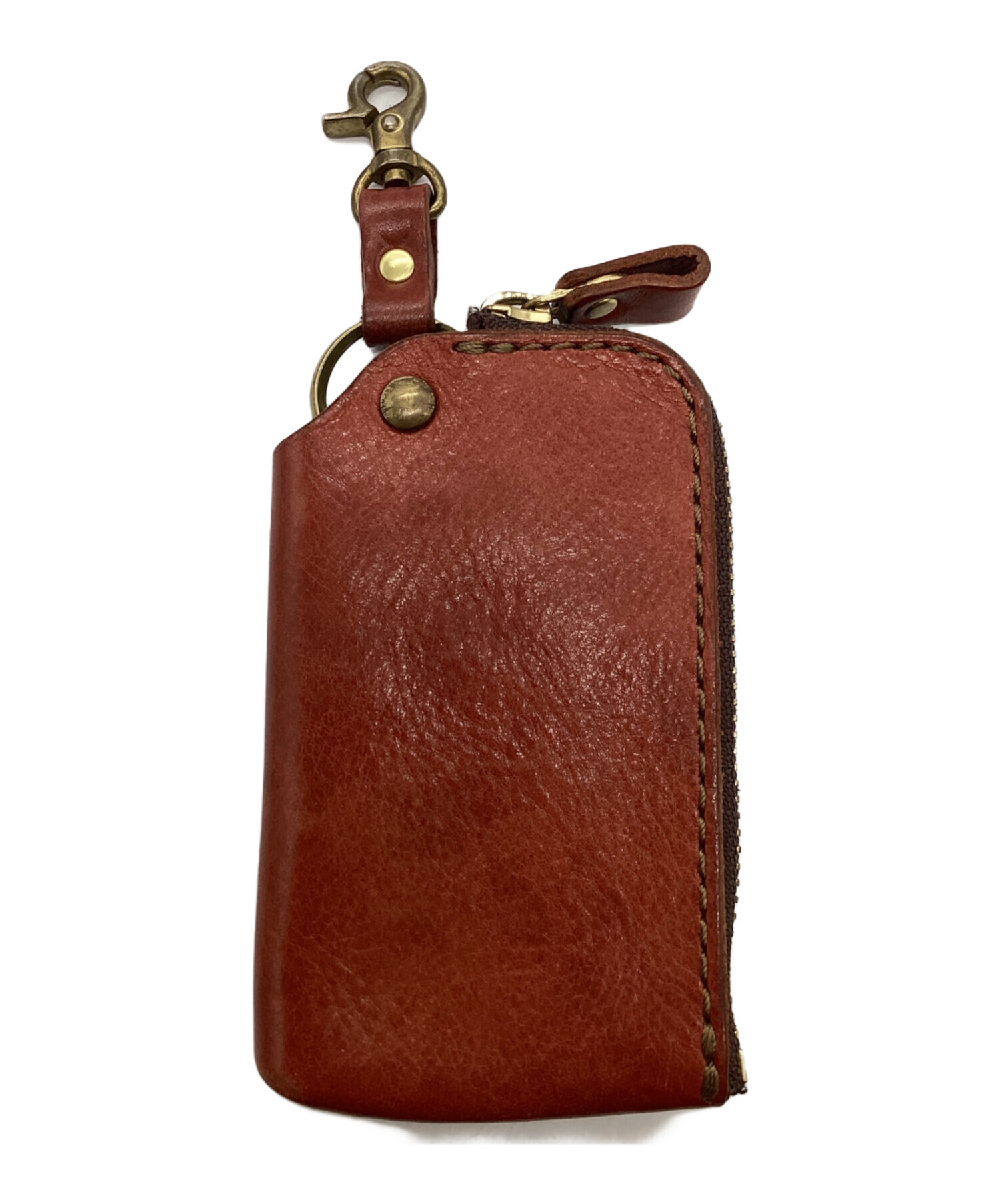 『未使用品』HERZ レザー小銭入れ 中古・古着通販】Herz (ヘルツ) レザーコインケース レッド｜ブランド