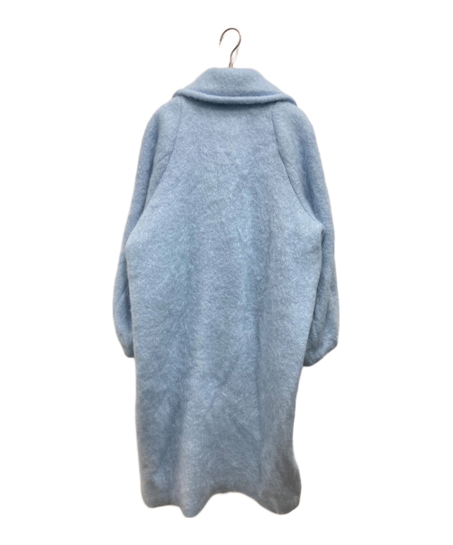 新品　SNIDEL ライトブルー ロングコート SNIDEL SALE50%OFF スナイデル アウター 24秋冬 シャギーロング