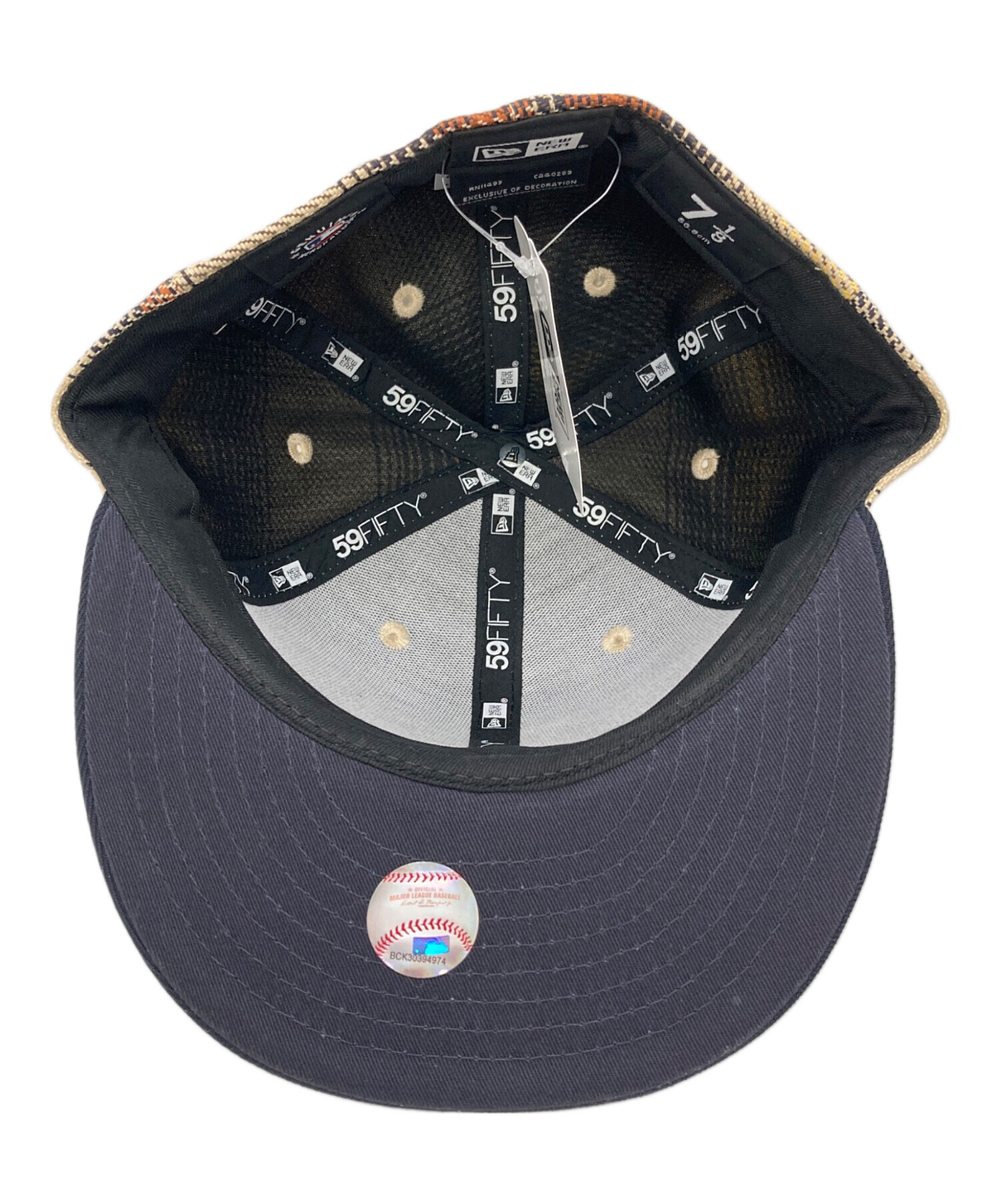 New Era 59FIFTY ベージュ/ネイビー キャップ 7 1/8 New Era 59FIFTY ベージュ/ネイビー キャップ 7 1/8 【公式通販】