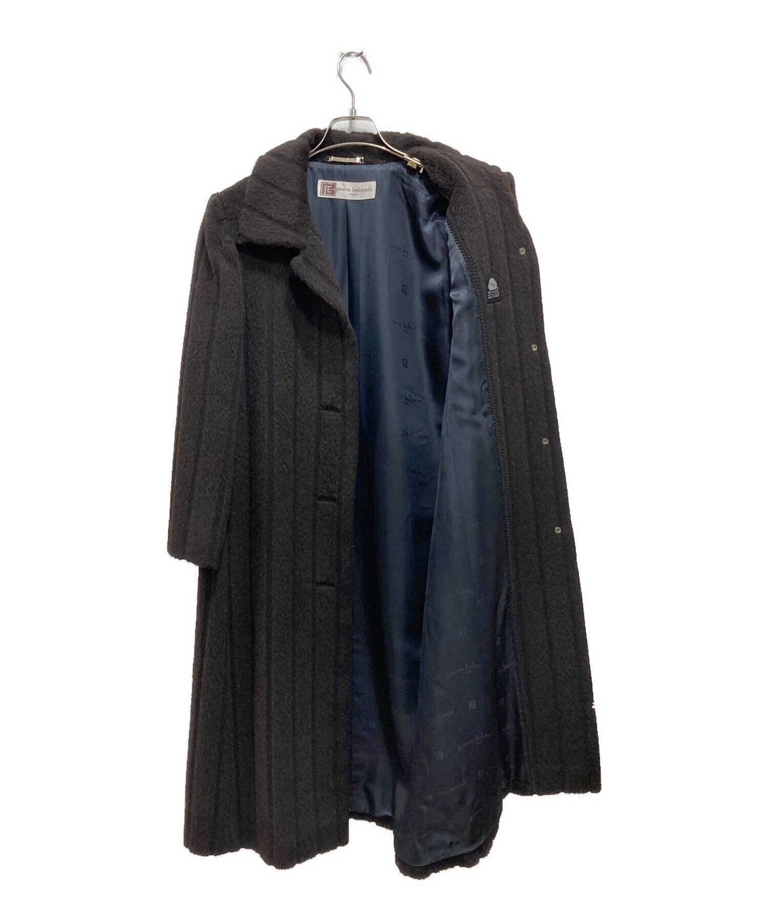 中古・古着通販】PIERRE BALMAIN (ピエール バルマン) アルパカコート 