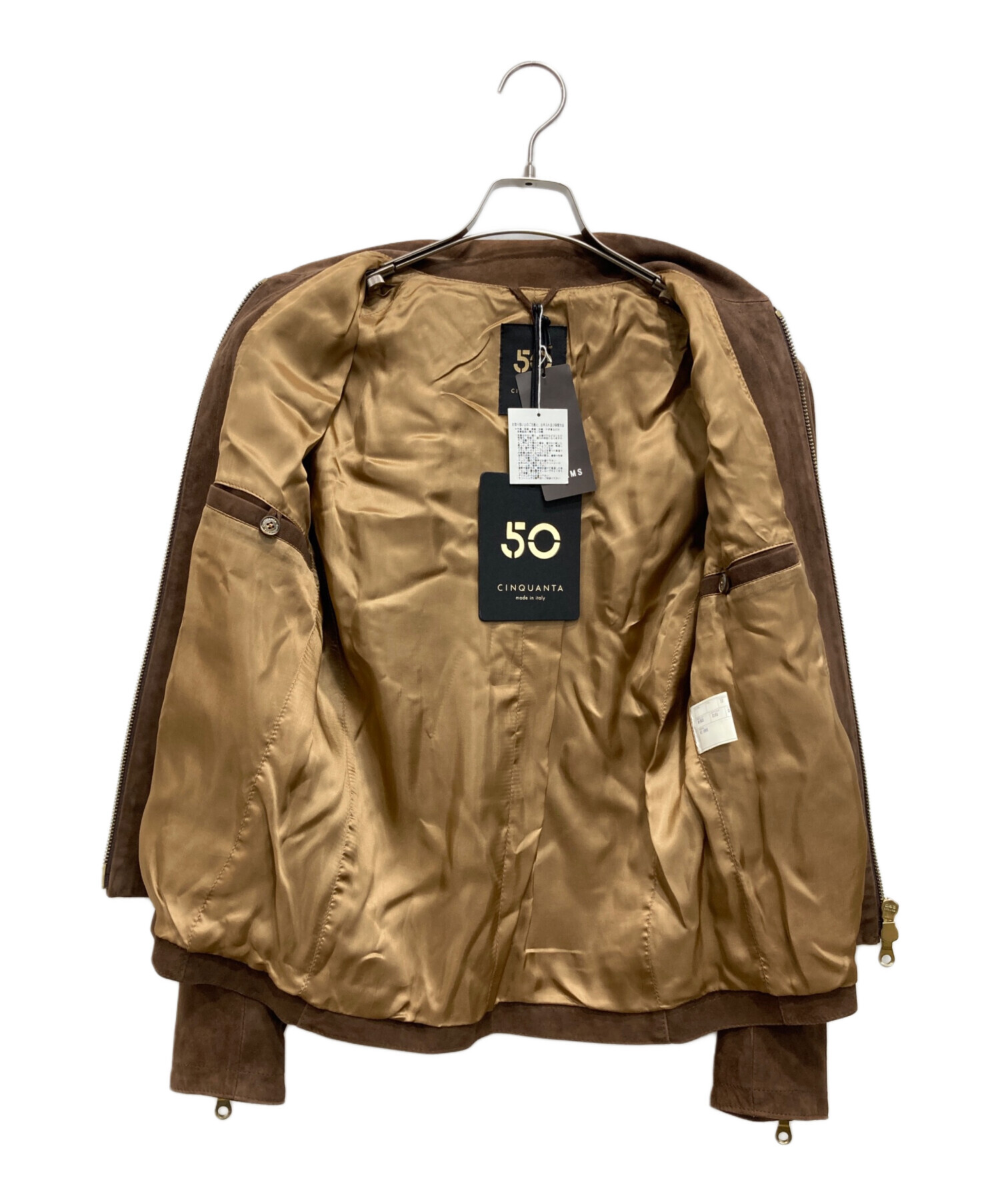 中古・古着通販】Cinquanta (チンクワンタ) スエード シングル