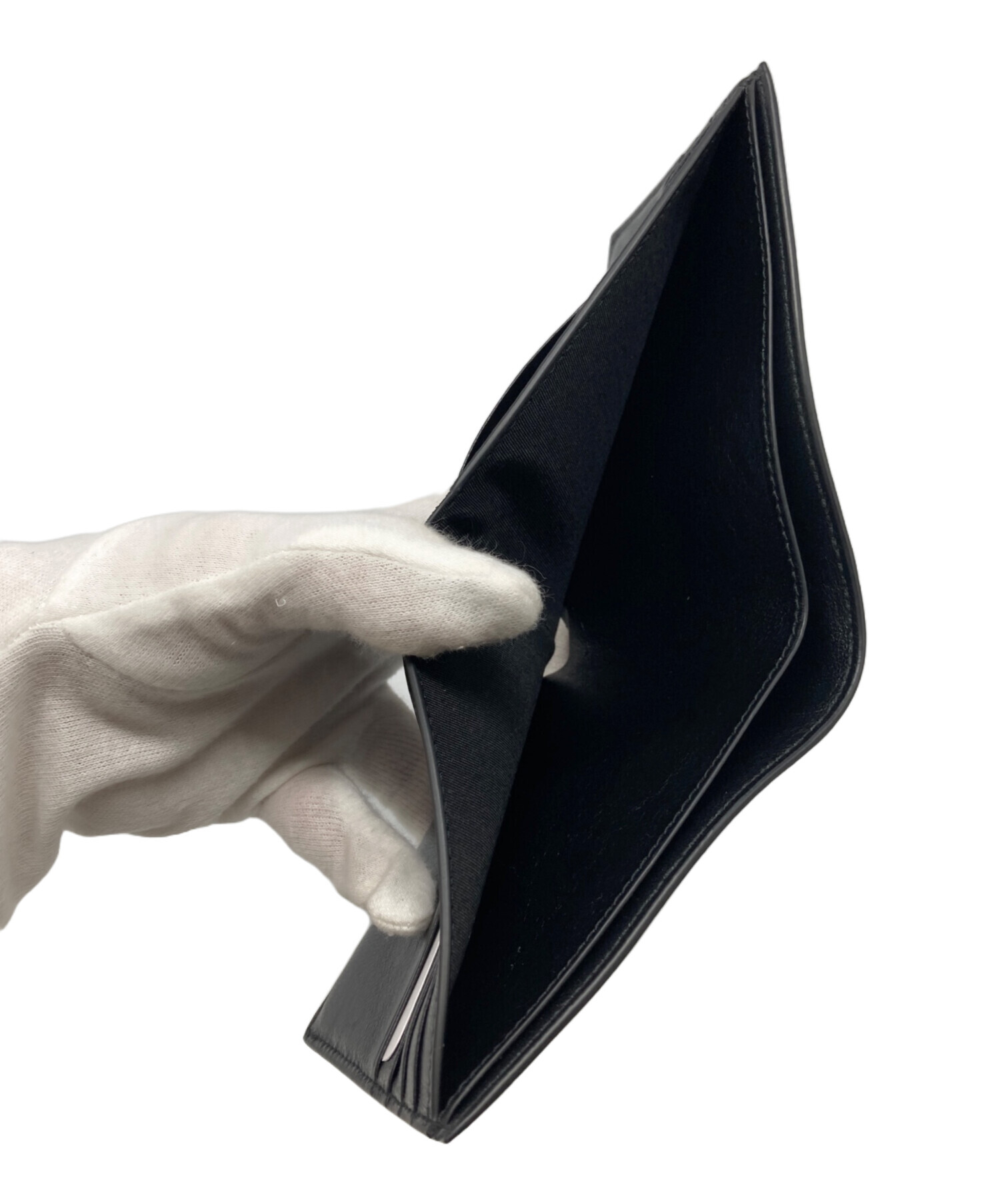 極美品 バレンシアガ メンズ 折り財布 ブラック ナイロンキャンバス BBロゴ 中古・古着通販】BALENCIAGA (バレンシアガ) BBモノグラムコーティング