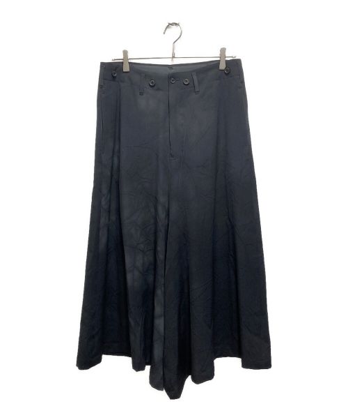 【未使用タグ付き】Y's ヨウジヤマモト　ダメージ　ワイドパンツ ダークブルー 中古・古着通販】Yohji Yamamoto pour homme (ヨウジヤマモト
