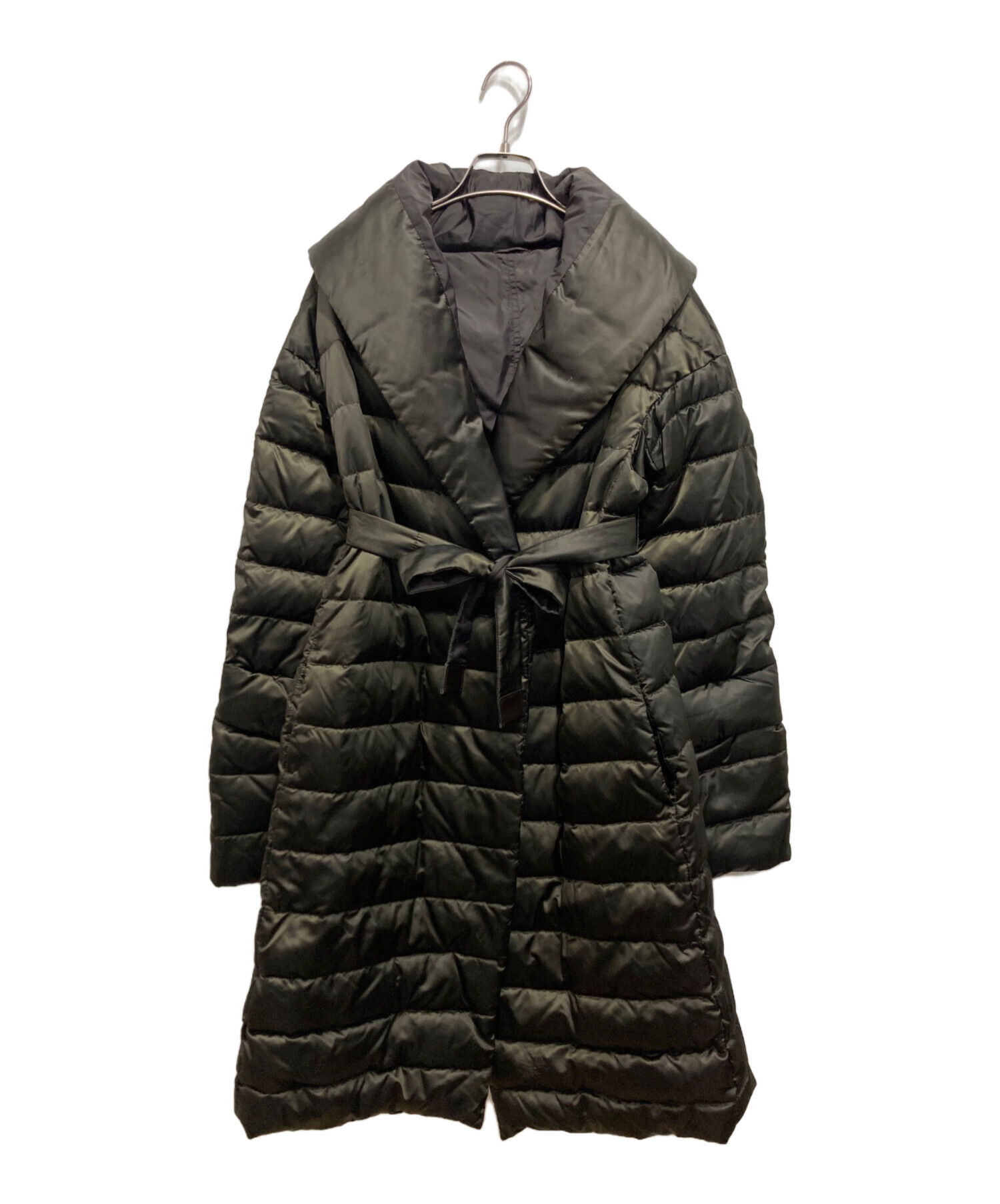 エスマックスマーラ リバーシブルコート 大きいサイズ オリーブ フード ベルト 中古・古着通販】'S Max Mara (エスマックスマーラ) 中綿リバーシブル