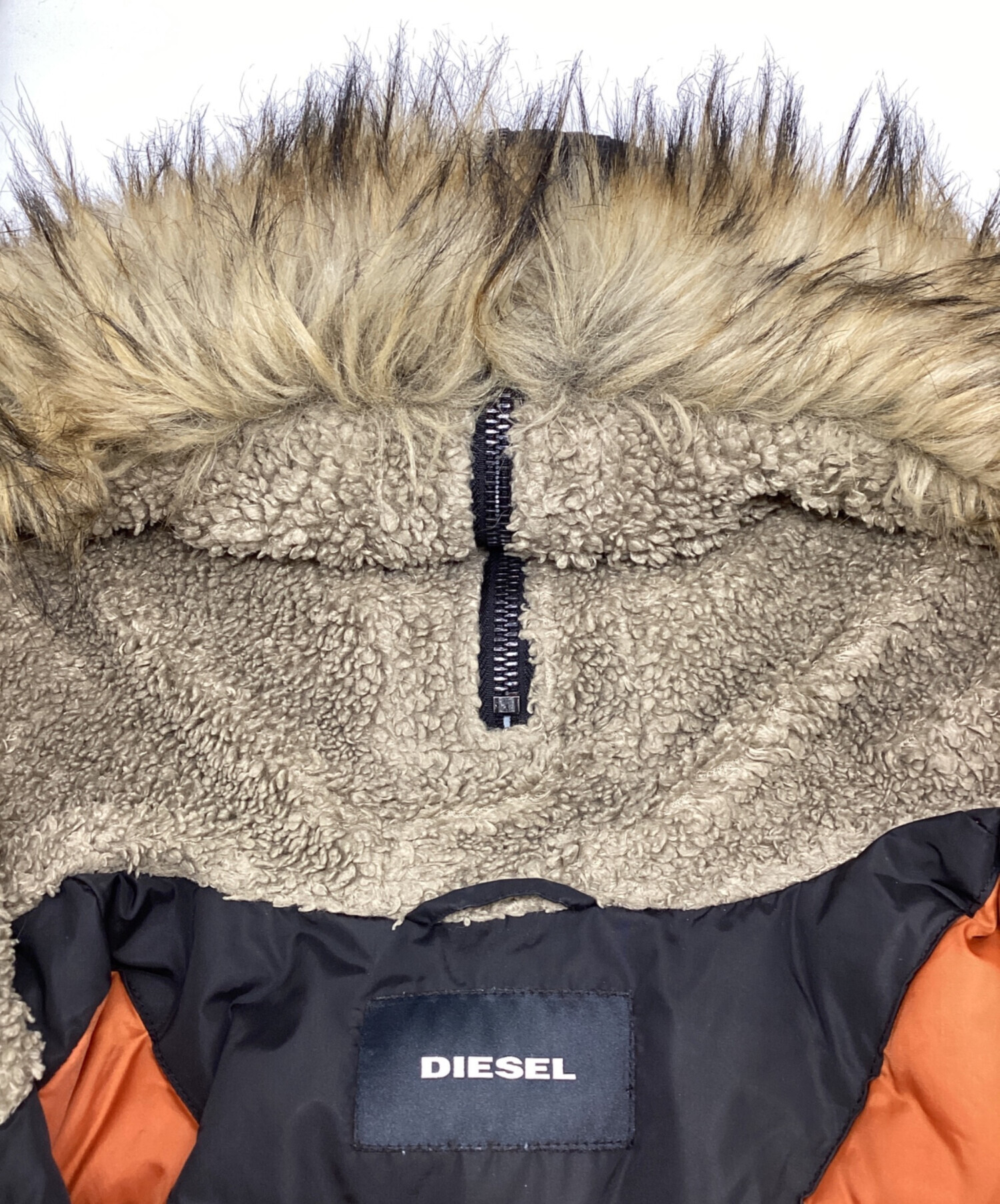中古・古着通販】DIESEL (ディーゼル) モッズコート ブラック サイズ:M