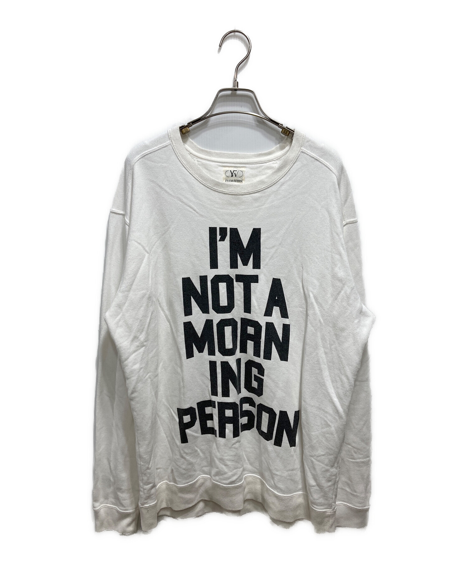 中古・古着通販】FRAMeWORK (フレームワーク) 20th限定ロゴスウェット