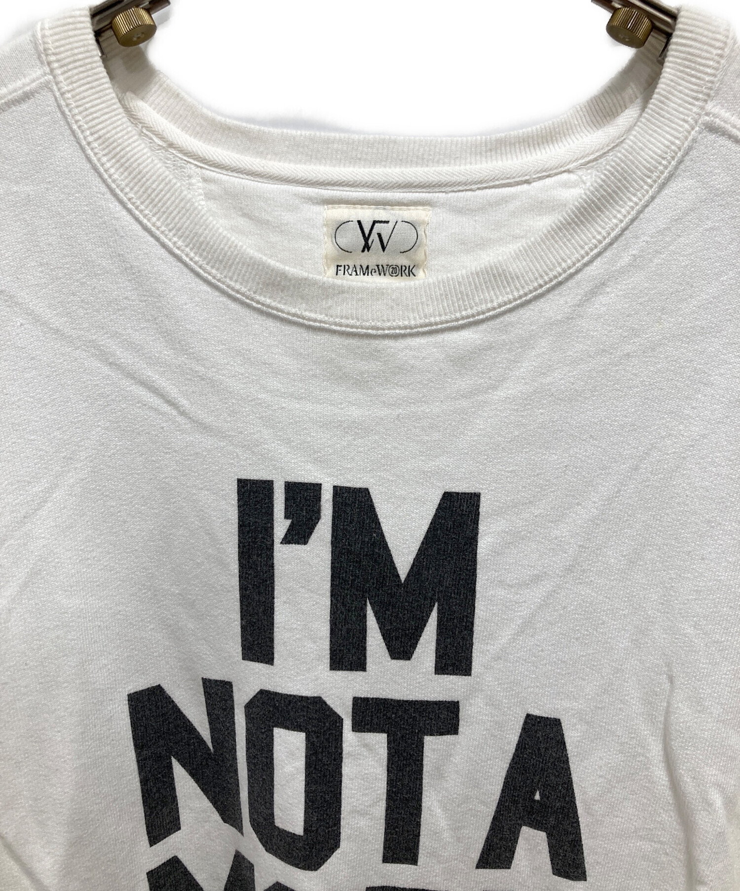 美品【FRAMeWORK/フレームワーク】ロゴ トレーナー スウェット FRAMeWORK【フレームワーク】 ロゴスウェット 新品ネイビー｜Yahoo