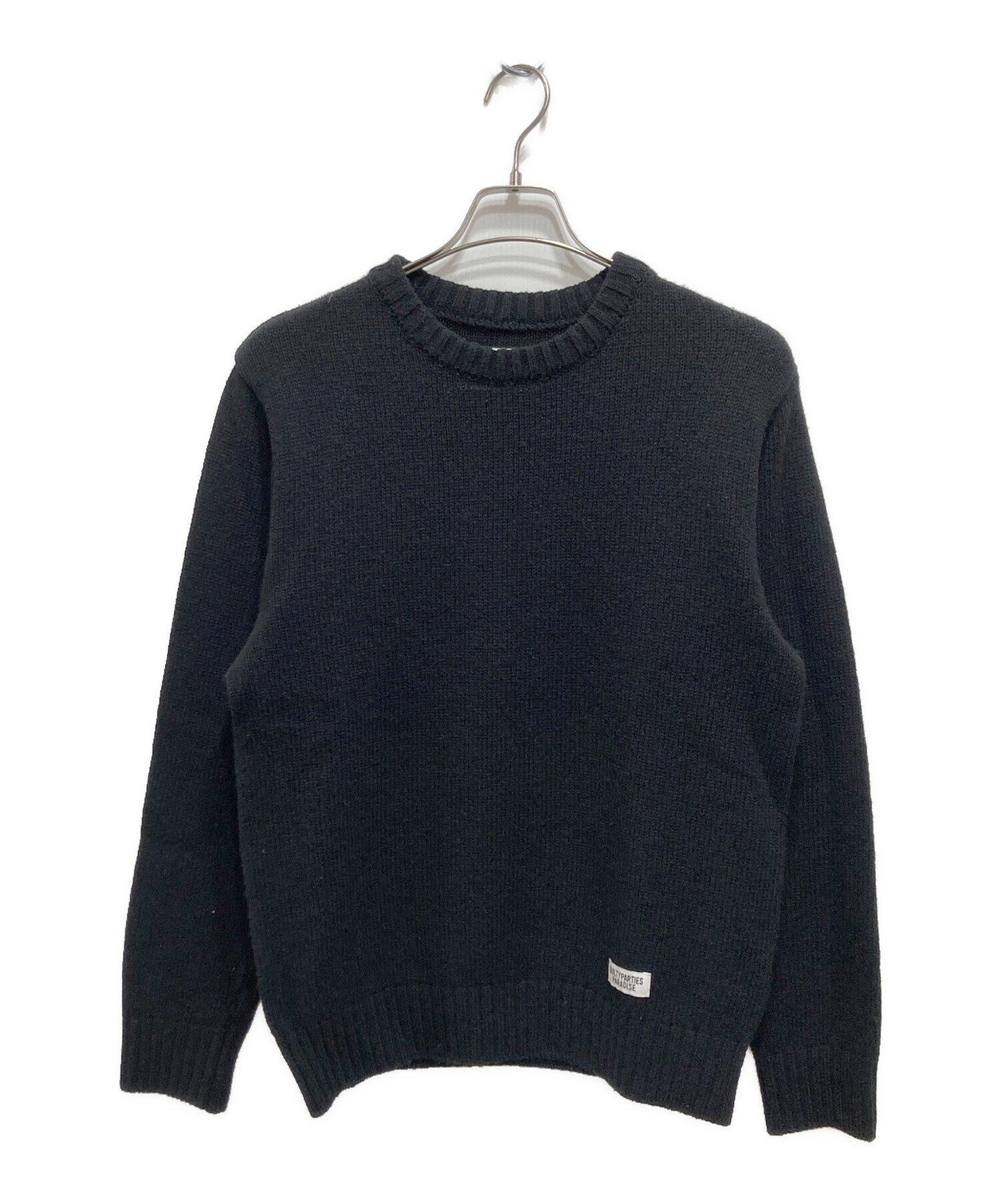 中古・古着通販】WACKO MARIA (ワコマリア) 18AWウールニット ブラック 
