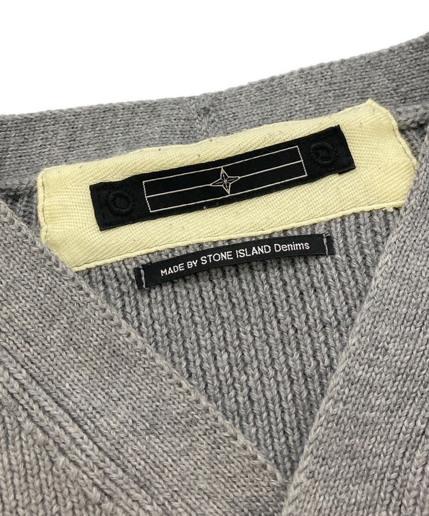中古・古着通販】STONE ISLAND (ストーンアイランド) Vネックニット 