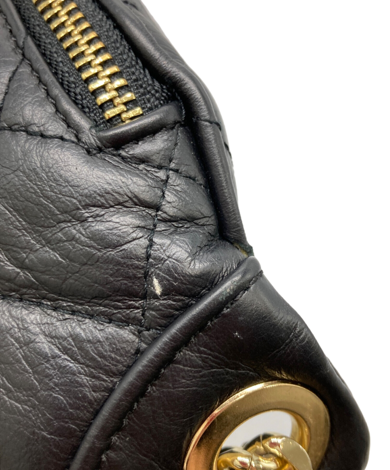 中古・古着通販】AULENTTI (オウレンティ) レザーボディーバッグ