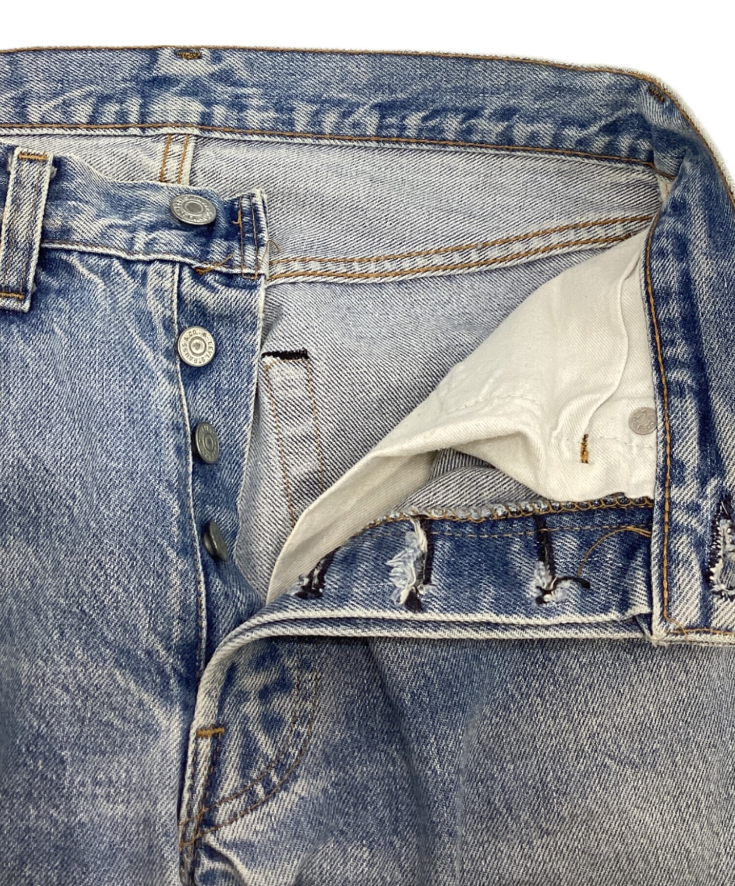 中古・古着通販】LEVI'S (リーバイス) 赤耳デニムパンツ インディゴ