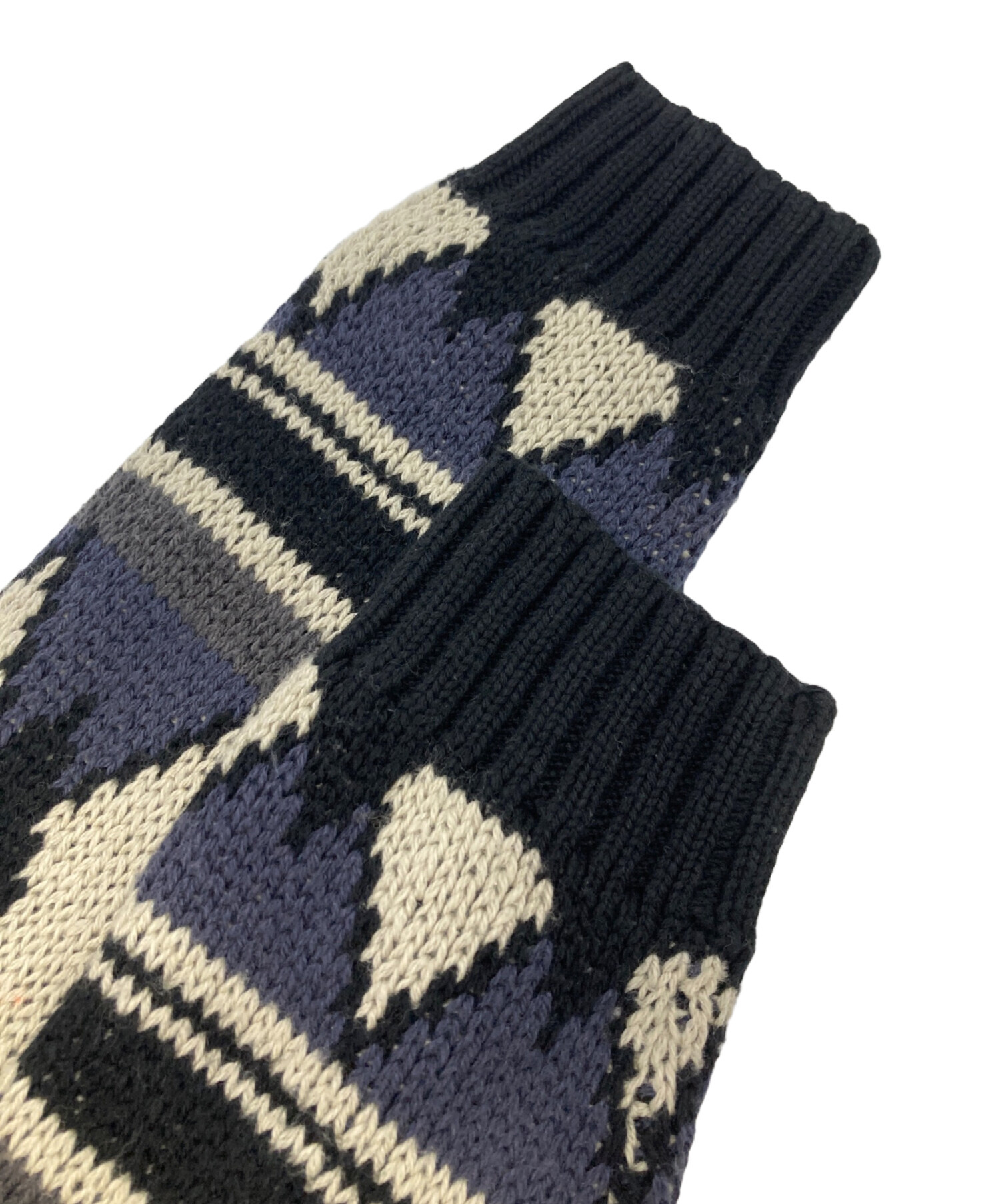 中古・古着通販】FRED PERRY (フレッドペリー) 総柄ニット／21AW 