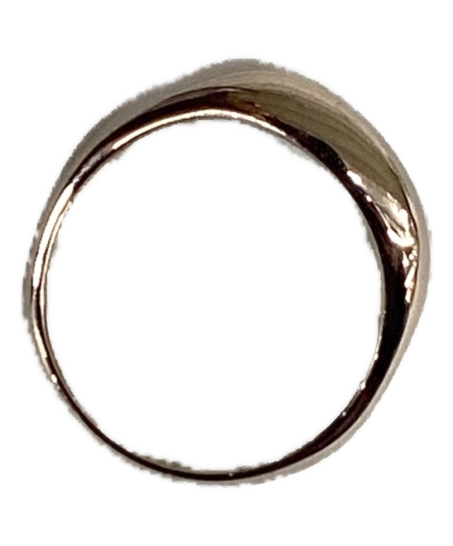 中古・古着通販】ete (エテ) ロウボールドシルバーリング ゴールド