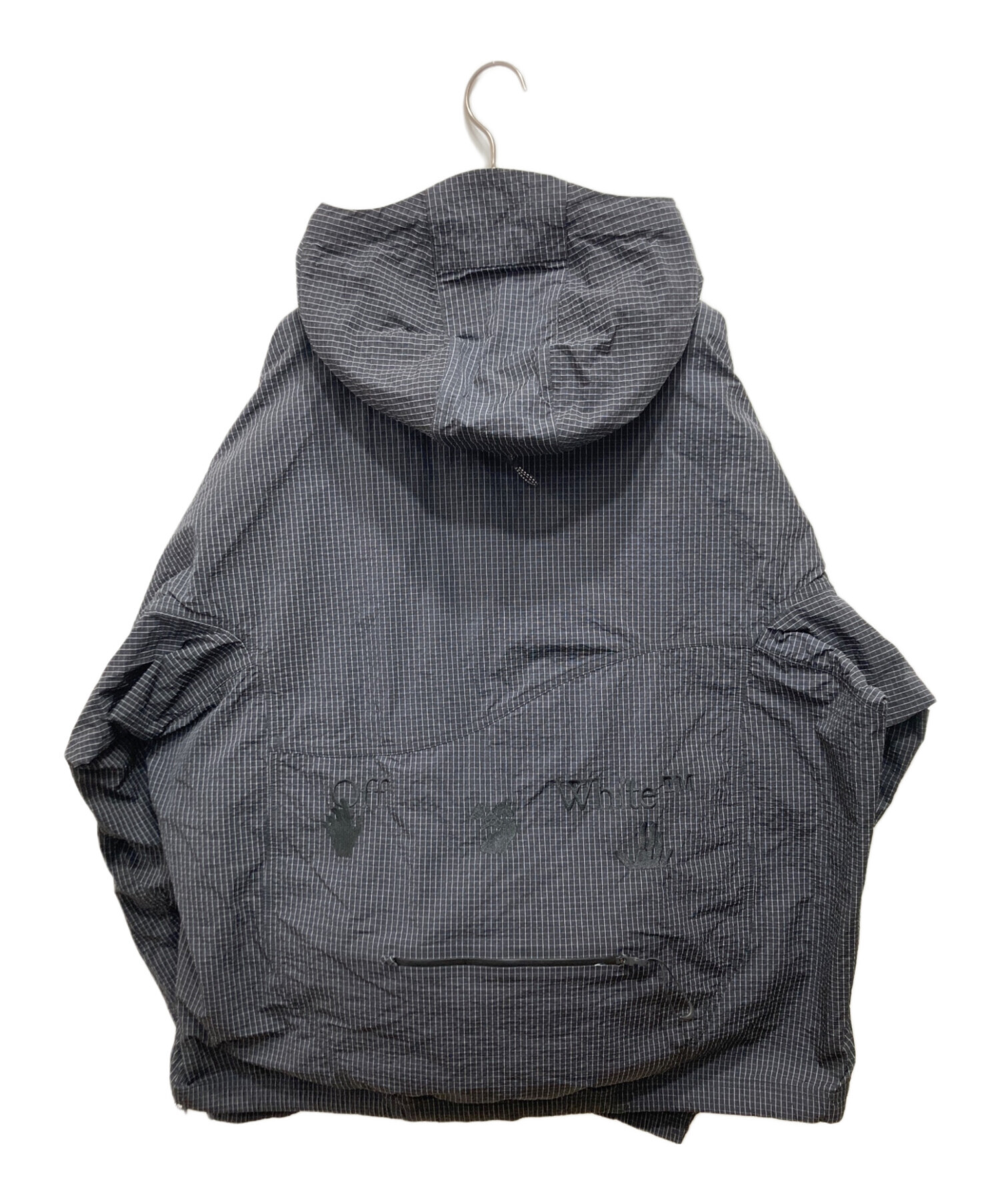 オフホワイト×ナイキアノラックパーカーナイロンジャケットXL