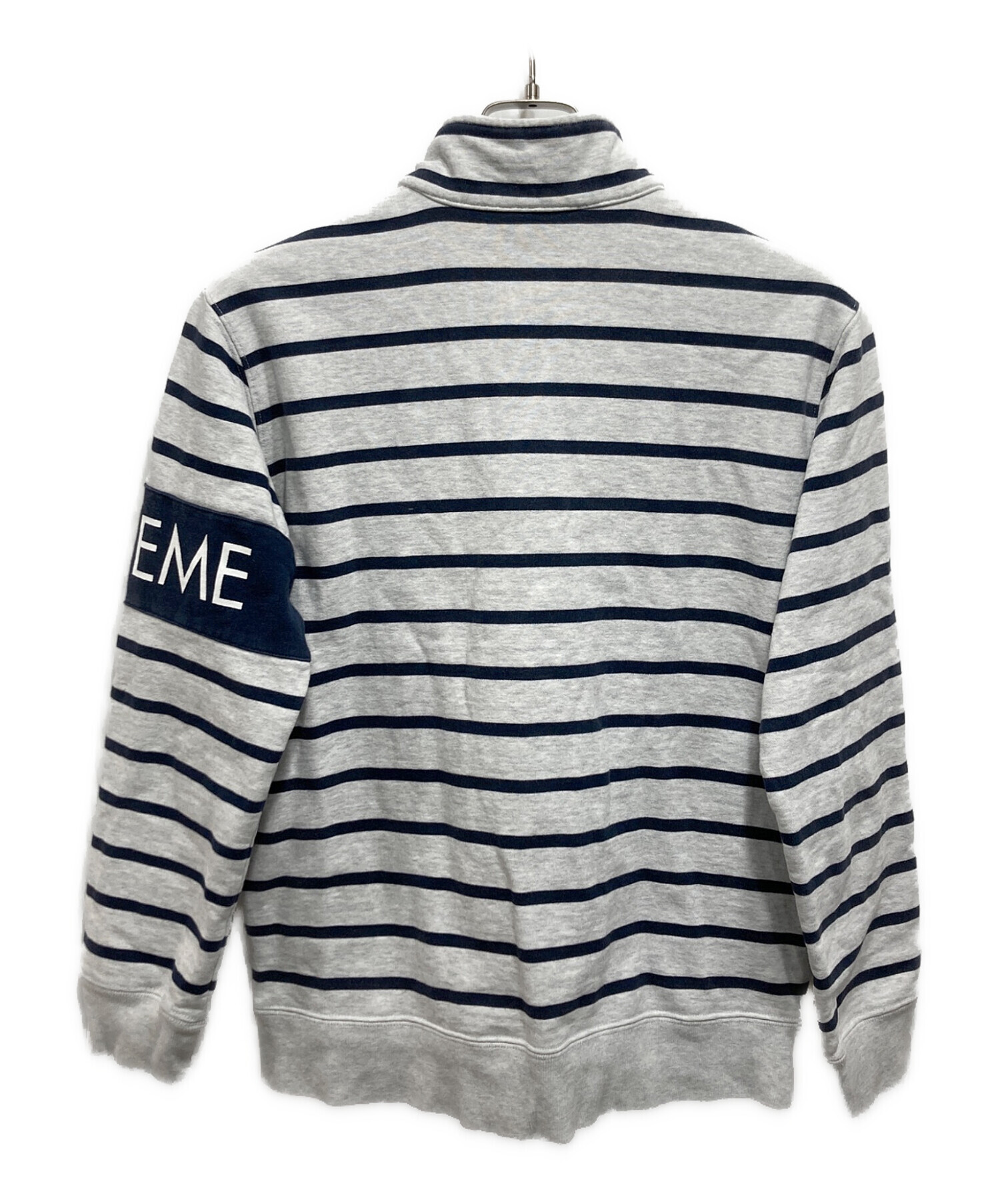 中古・古着通販】SUPREME (シュプリーム) Striped Half Zip Sweat 
