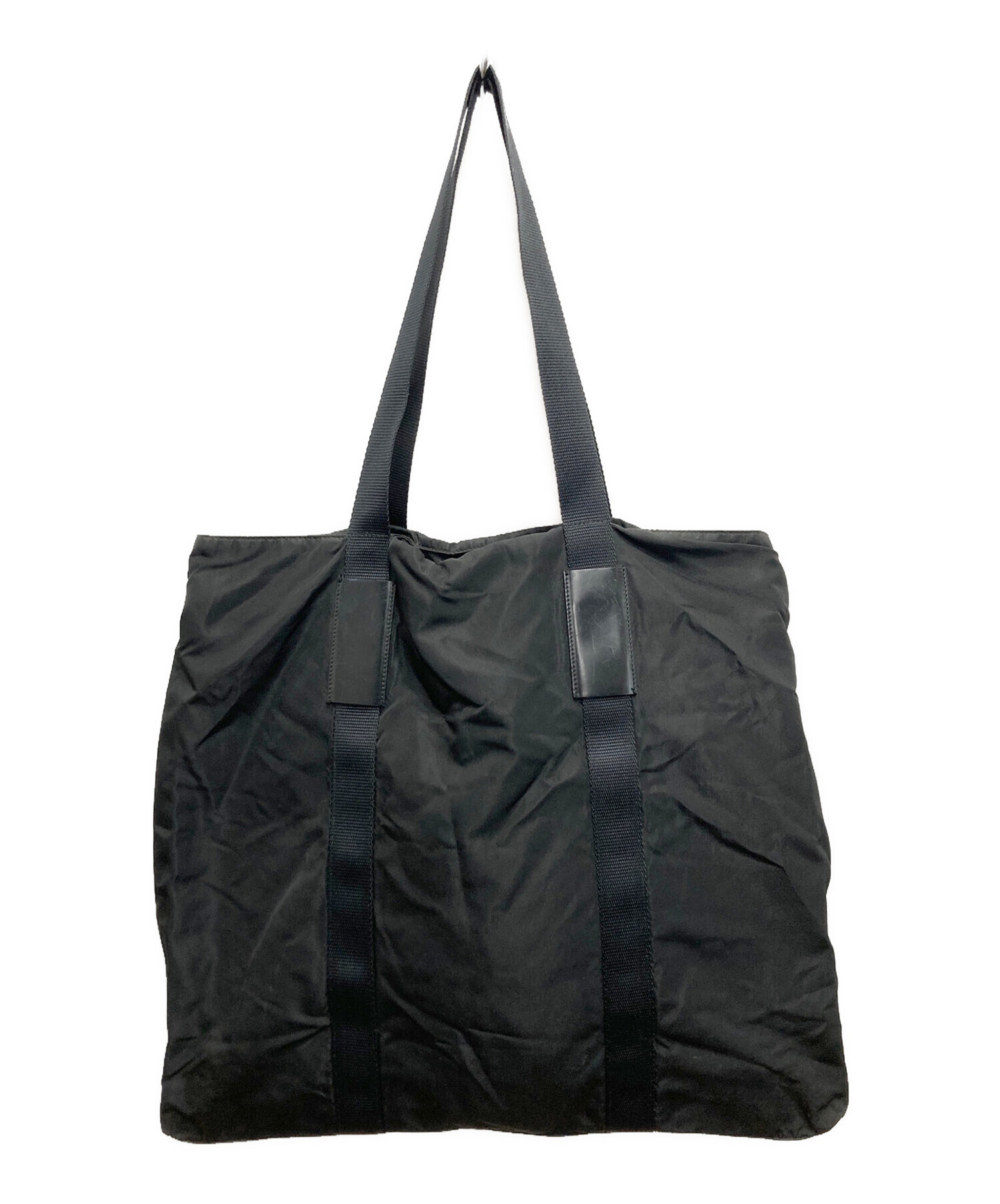 中古・古着通販】PRADA (プラダ) ナイロントートバッグ ブラック  