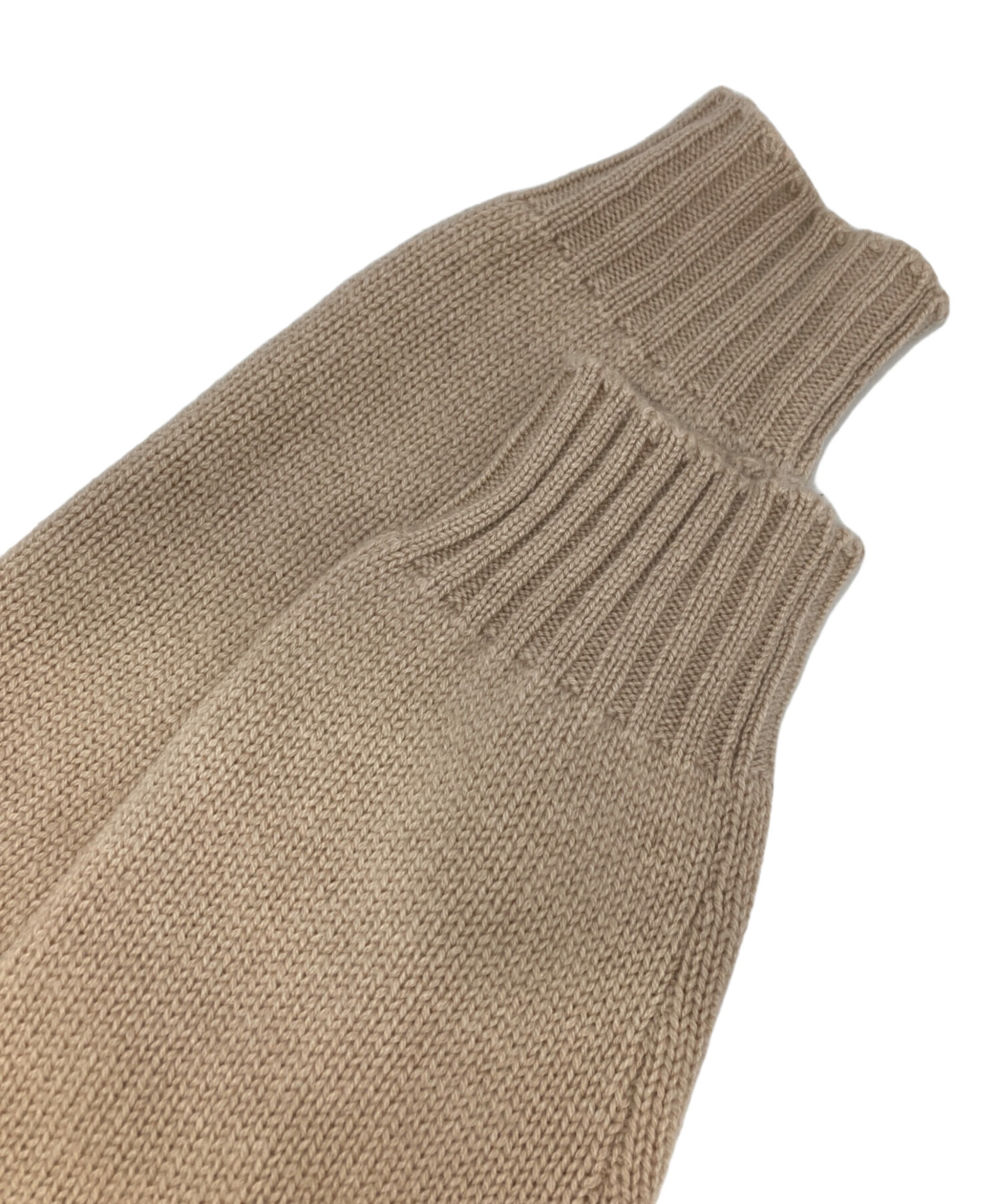 FEDELI フェデーリ ニット・セーター メンズ 【古着】【中古】 中古・古着通販】FEDELI (フェデーリ) カシミヤニット ベージュ サイズ