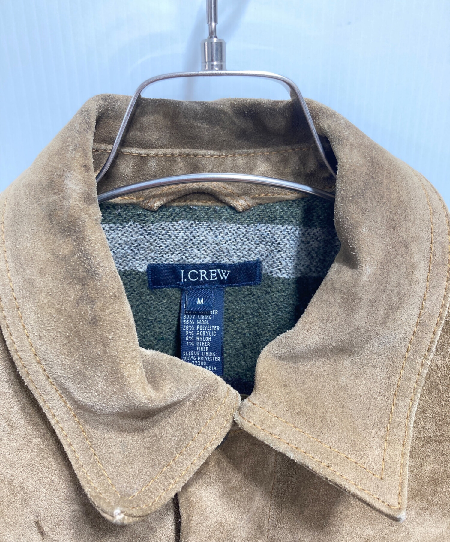 中古・古着通販】J.CREW (ジェイクルー) レザージャケット ブラウン
