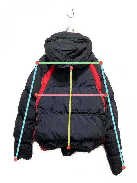 中古・古着通販】NIKE (ナイキ) ダウンジャケット ブラック×レッド