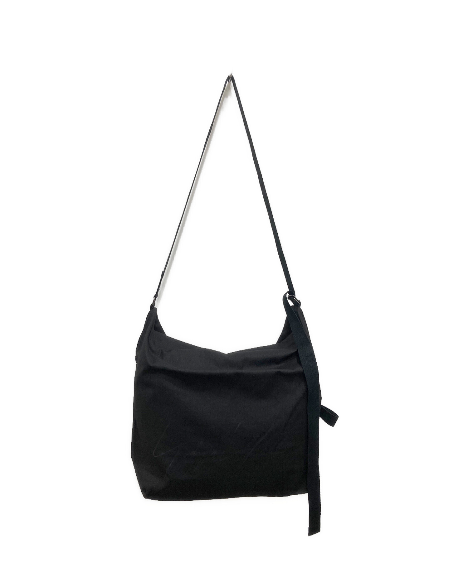 ヨウジヤマモト シグネチャー 斜めがけ メッセンジャー バッグ ヨウジヤマモト シグネチャー 斜めがけ メッセンジャー バッグ