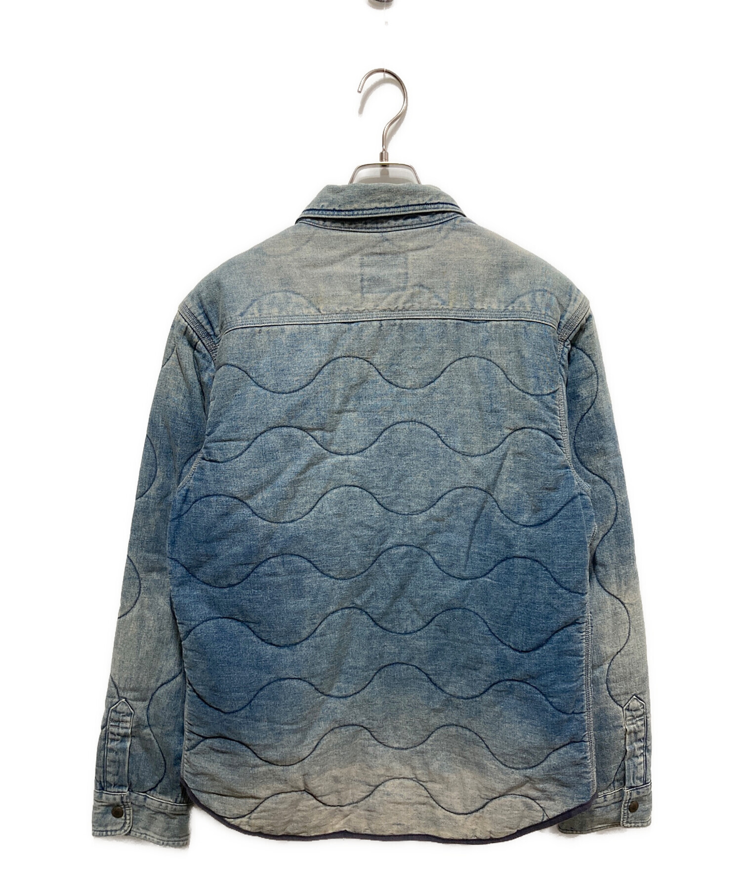 デニム&サプライ ラルフローレン Pコートデザイン フェイクレザー