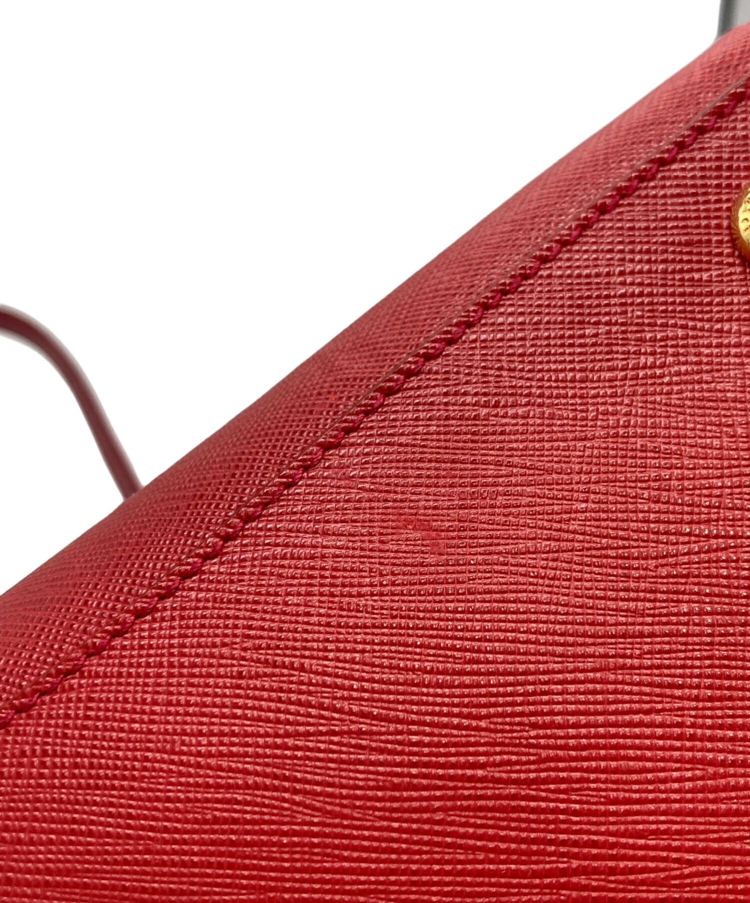 PRADA ショルダーバッグ ダイアグラム レッド 中古・古着通販】PRADA