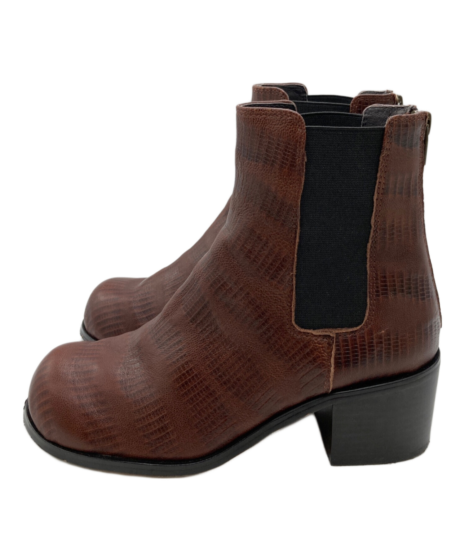 UNTISHOLD アンチショルド ブーツ レディース 【古着】【中古】 中古・古着通販】UNTISHOLD (アンチショルド) サイドゴアショート