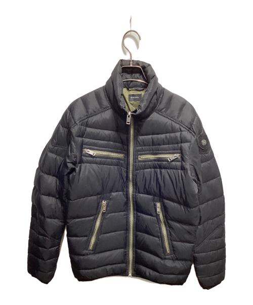 まぁ　新品未使用　ディーゼル　14Y ダウンジャケット ブラック DIESEL ディーゼル ダウンジャケット Mサイズ 破れあり ブラック