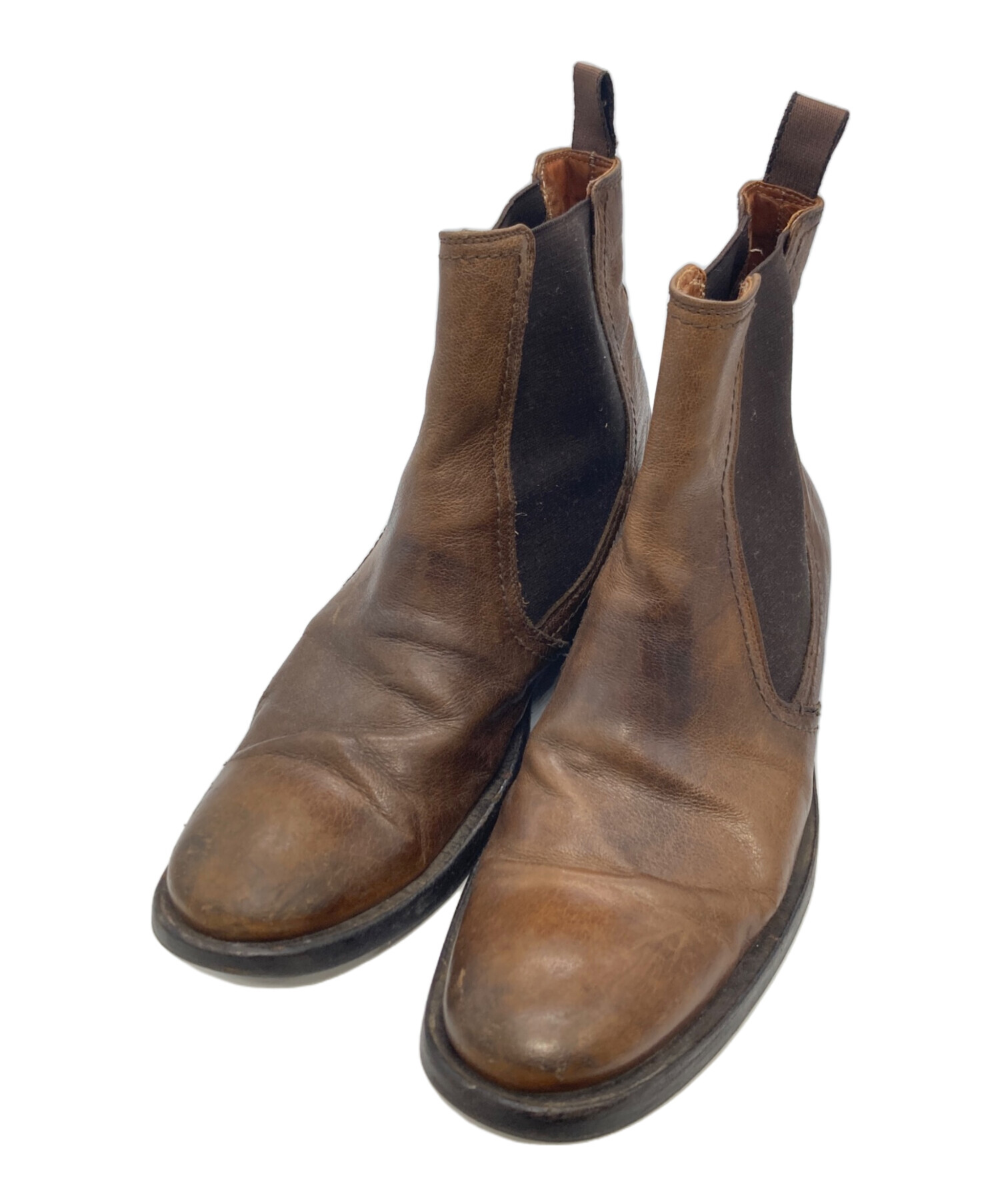 新品未使用　ブッテロブーツ　ブラウン　42 中古・古着通販】BUTTERO (ブッテロ) サイドゴアブーツ ブラウン