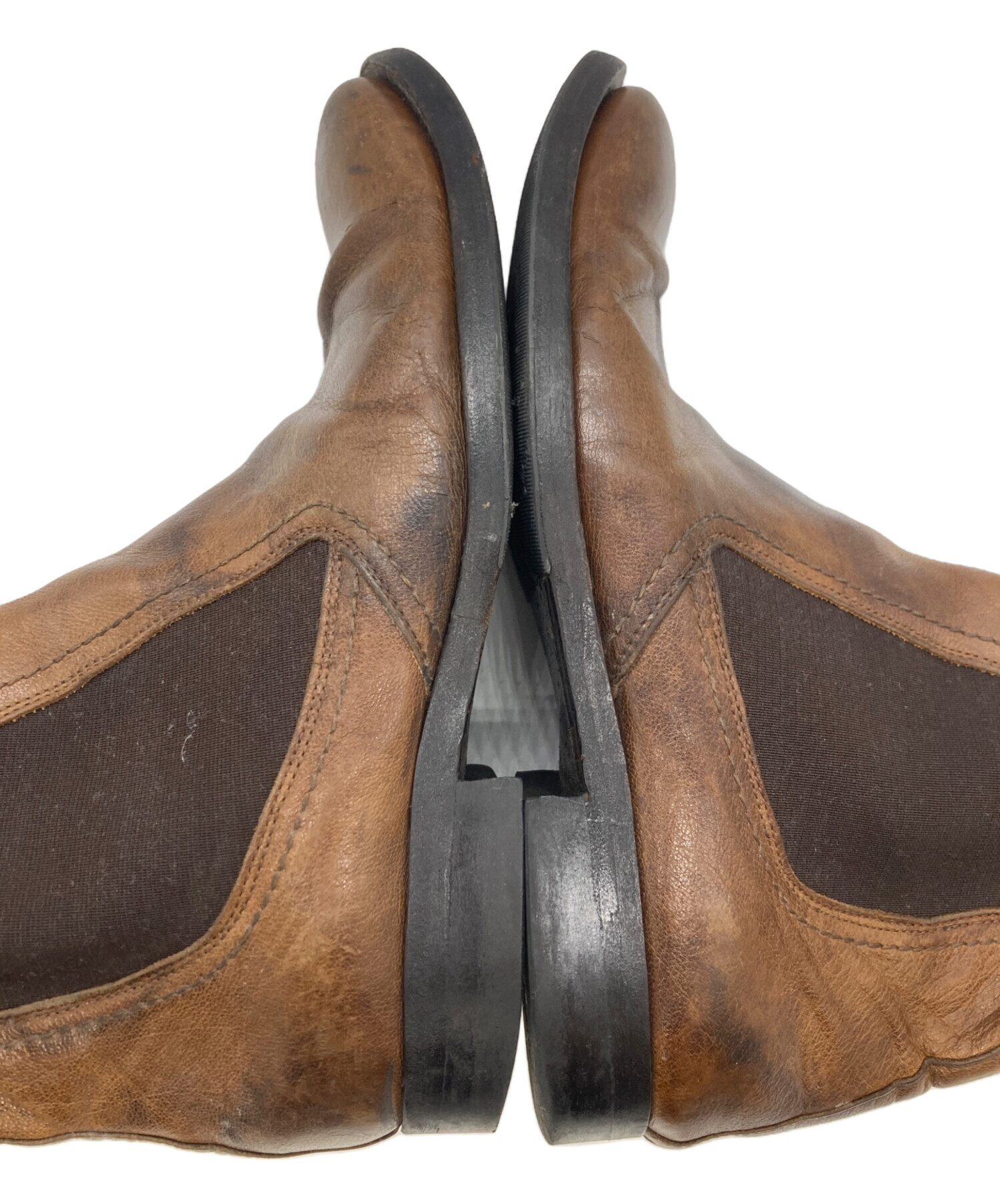 中古・古着通販】BUTTERO (ブッテロ) サイドゴアブーツ ブラウン