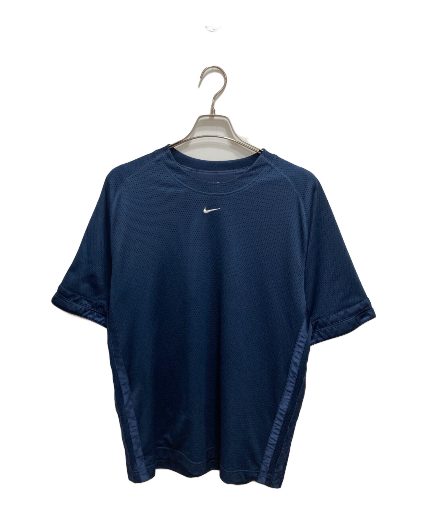 中古・古着通販】NIKE (ナイキ) メッシュTシャツ ネイビー サイズ:M